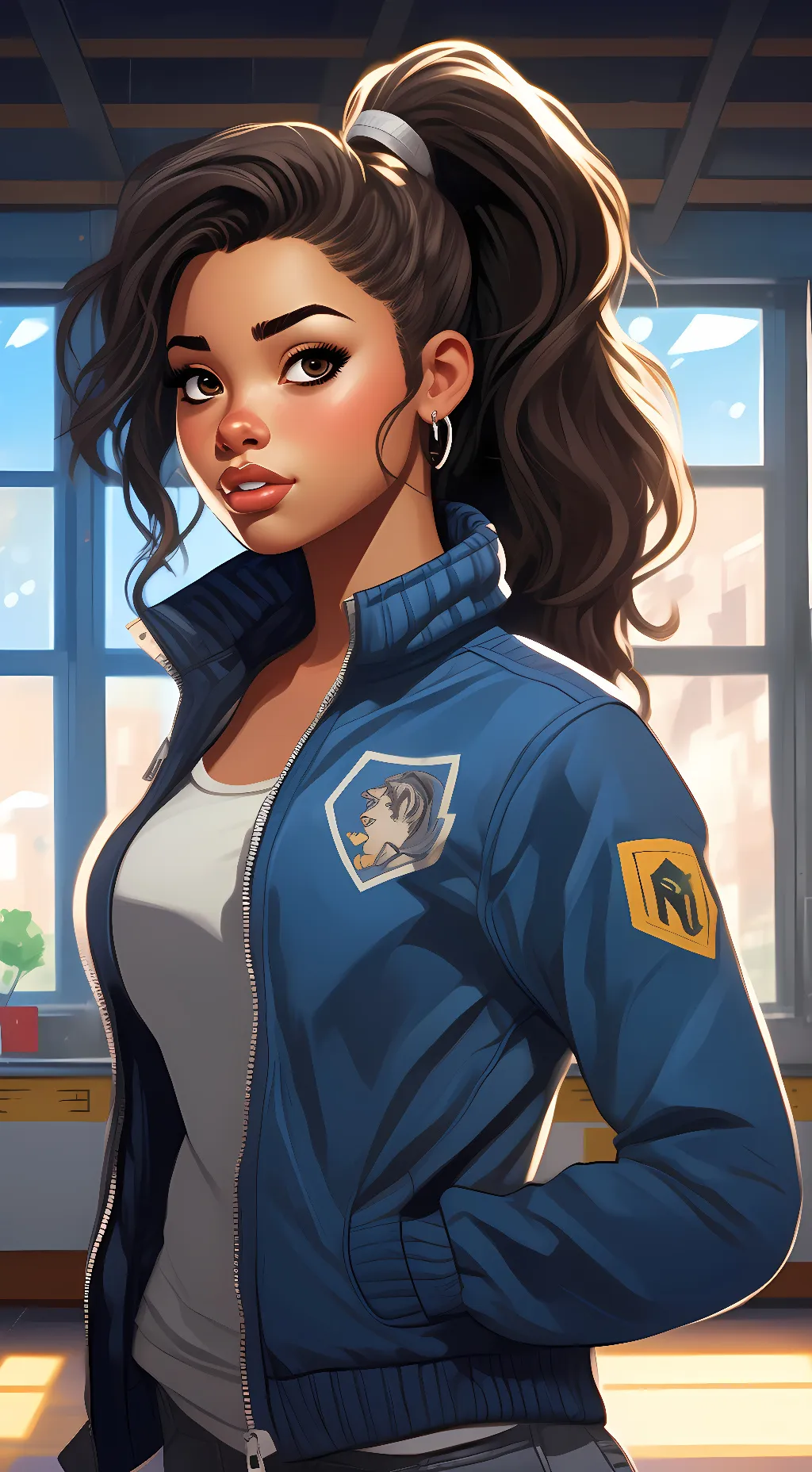 ai character: Laila  background