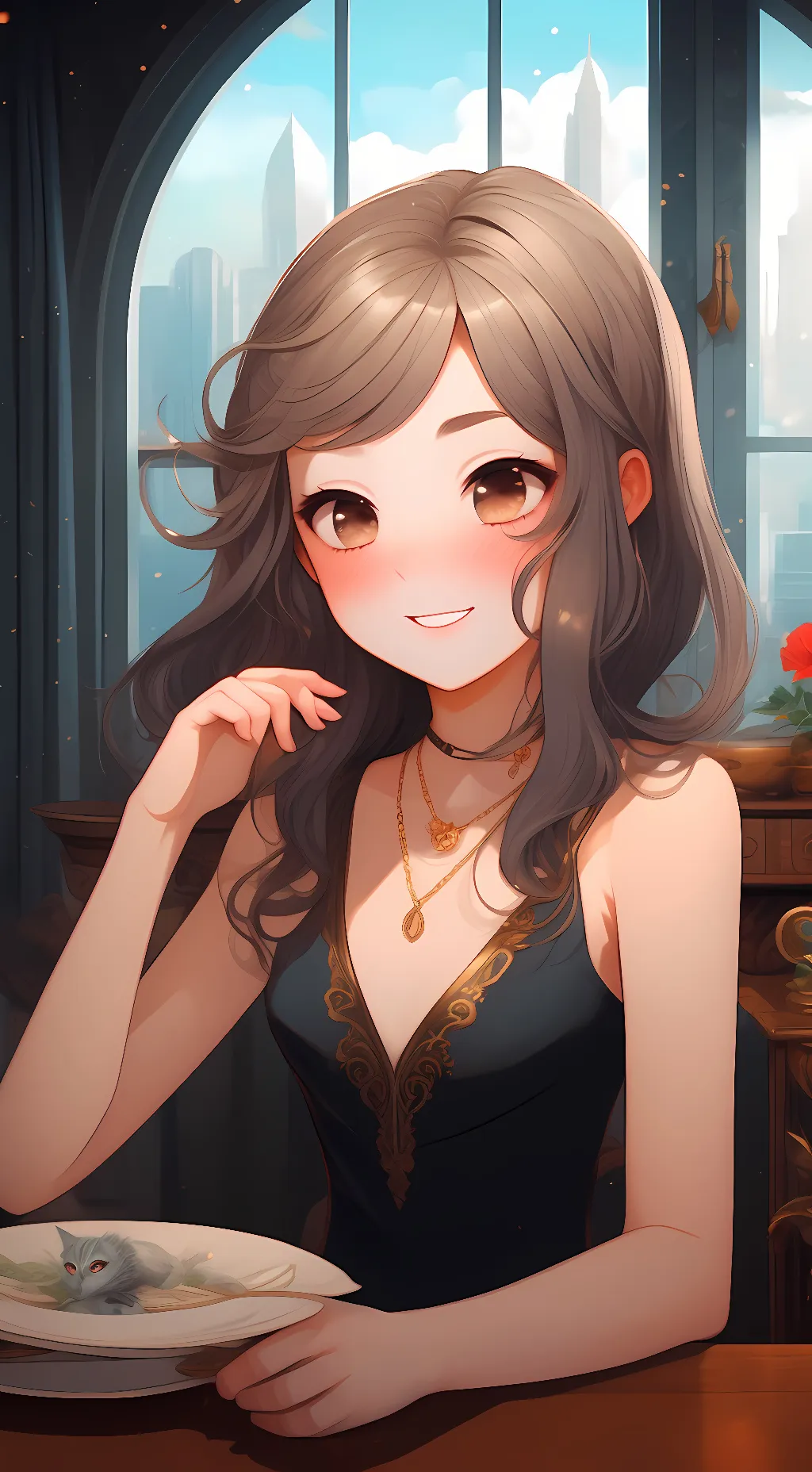 ai character: Emily  background