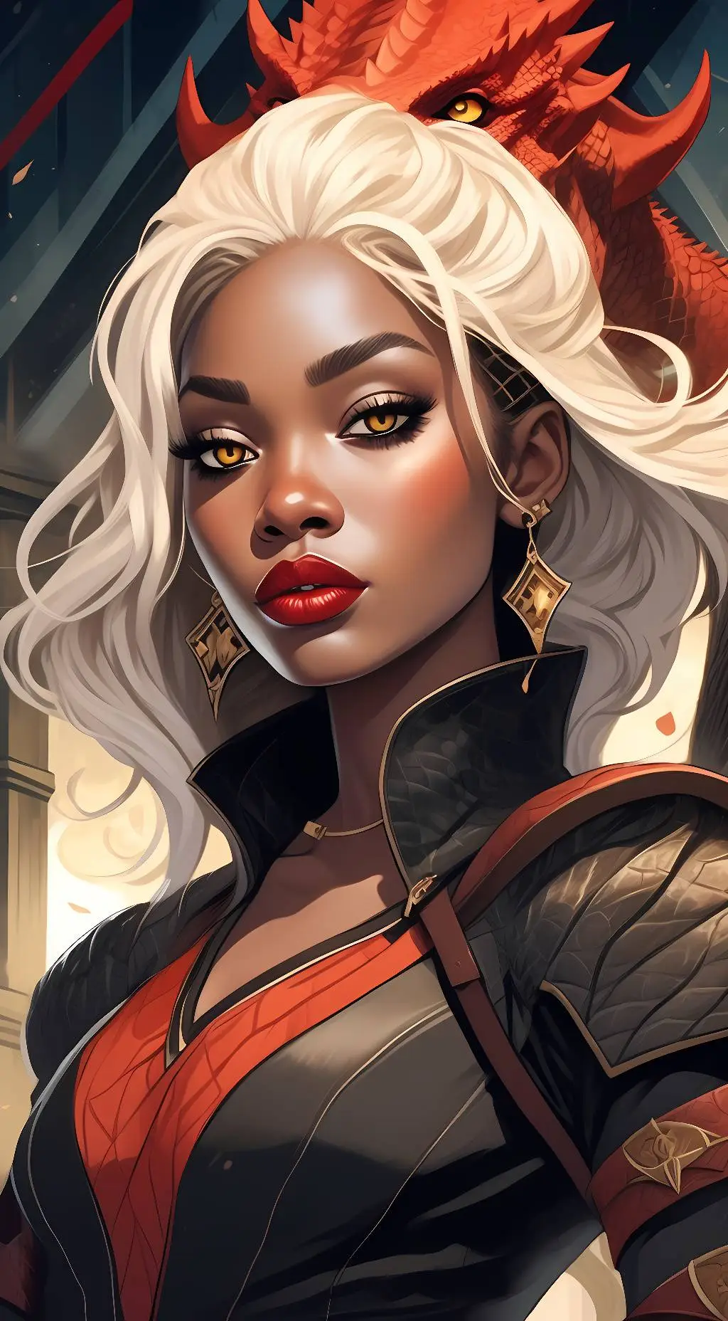 ai character: Aundrea.  background