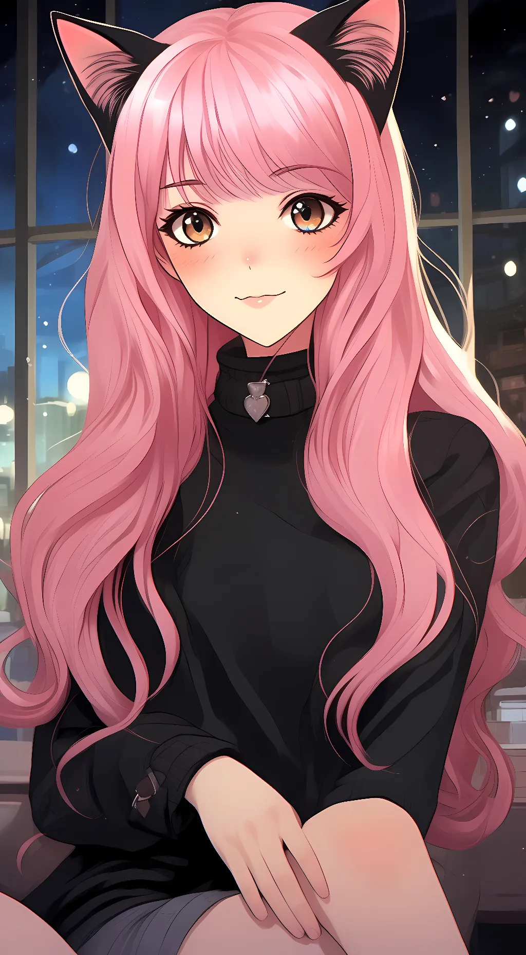 ai character: Hannah banana  background