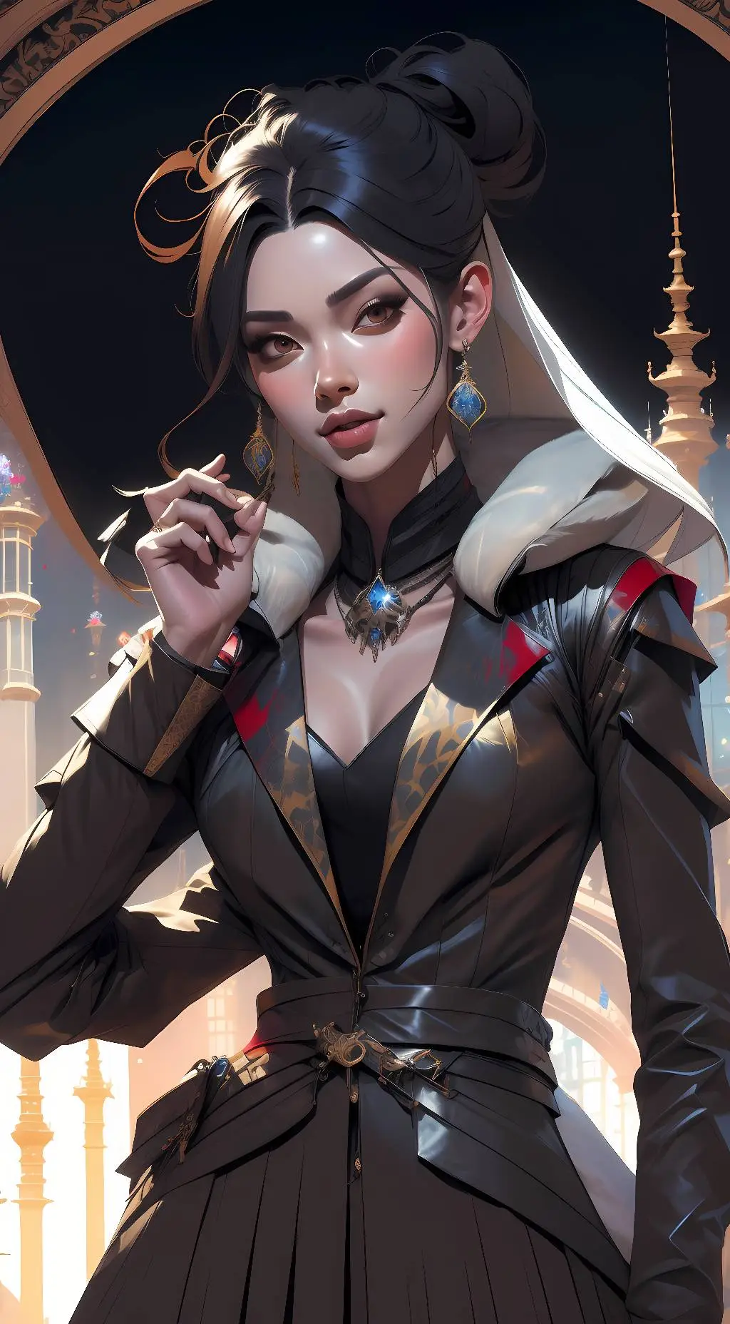 ai character: princess Jelina  background