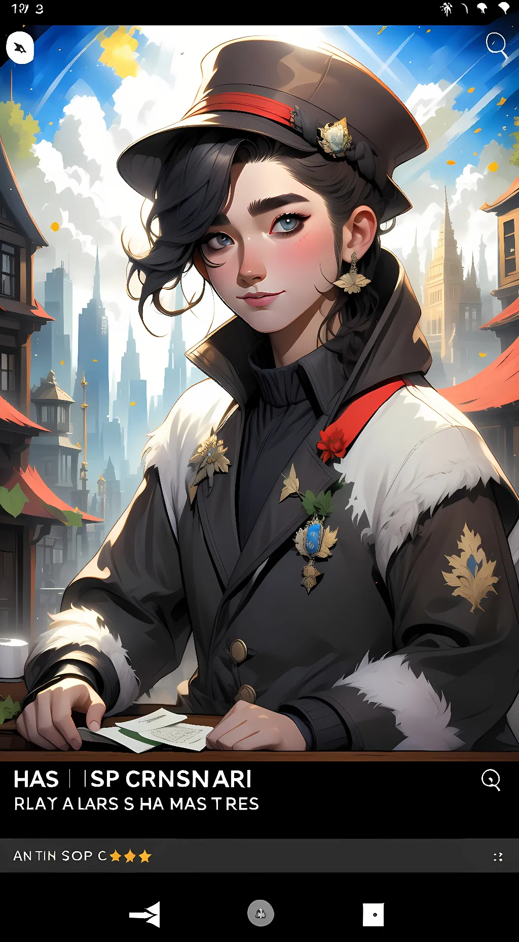 ai character: james background