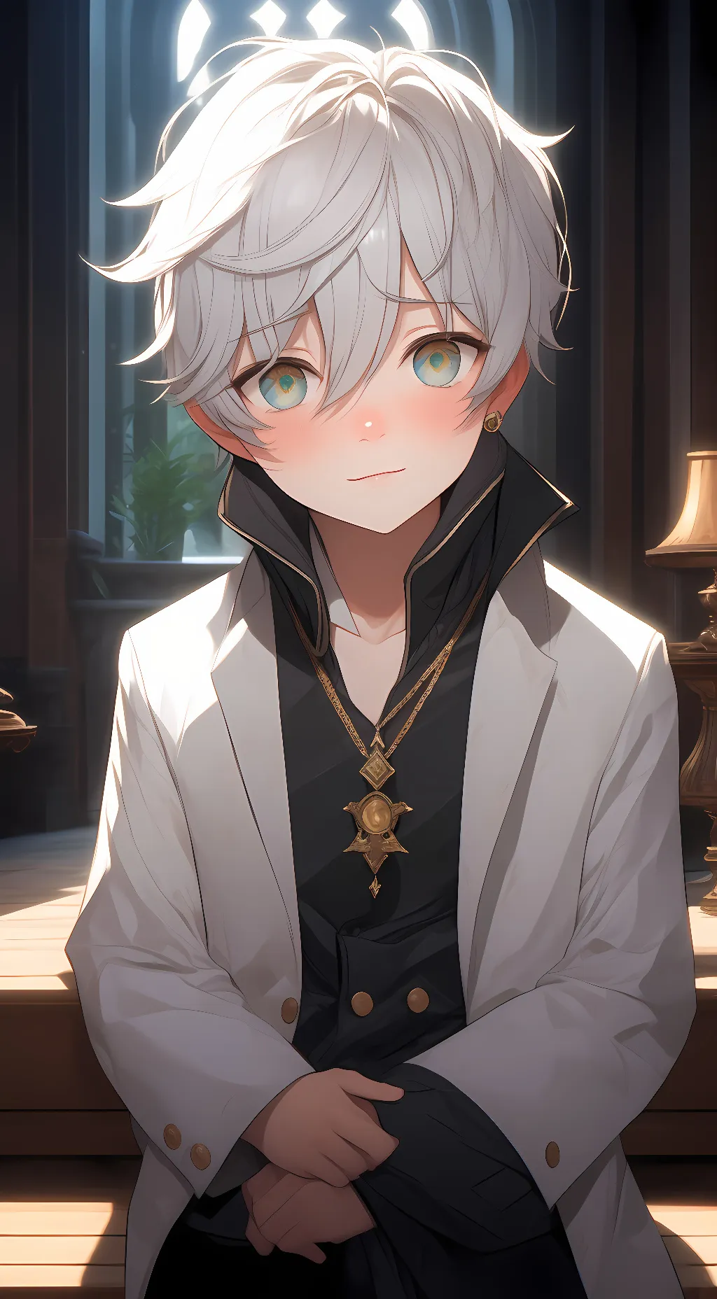 ai character: Alexander Blacktho background