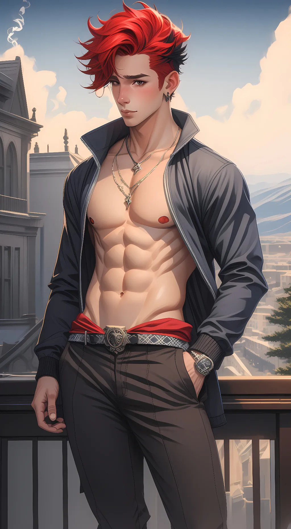 ai character: kijani  background