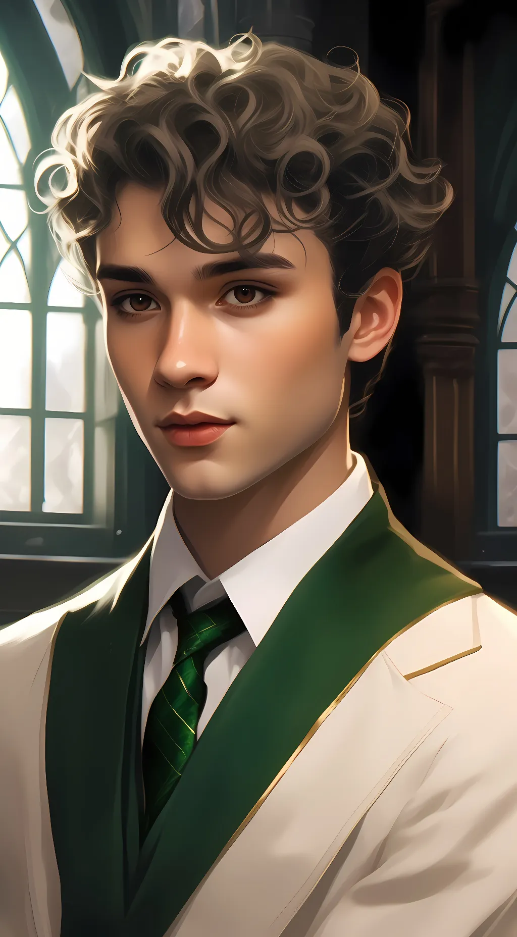ai character: Mattheo Riddle  background