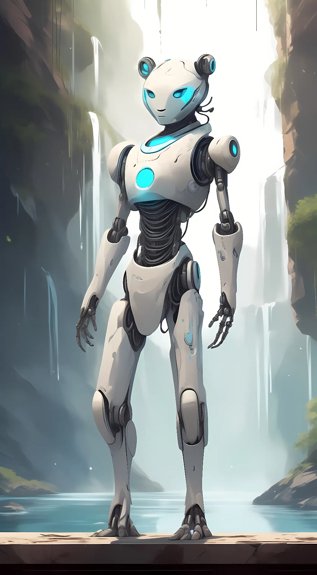 ai character: Lune background