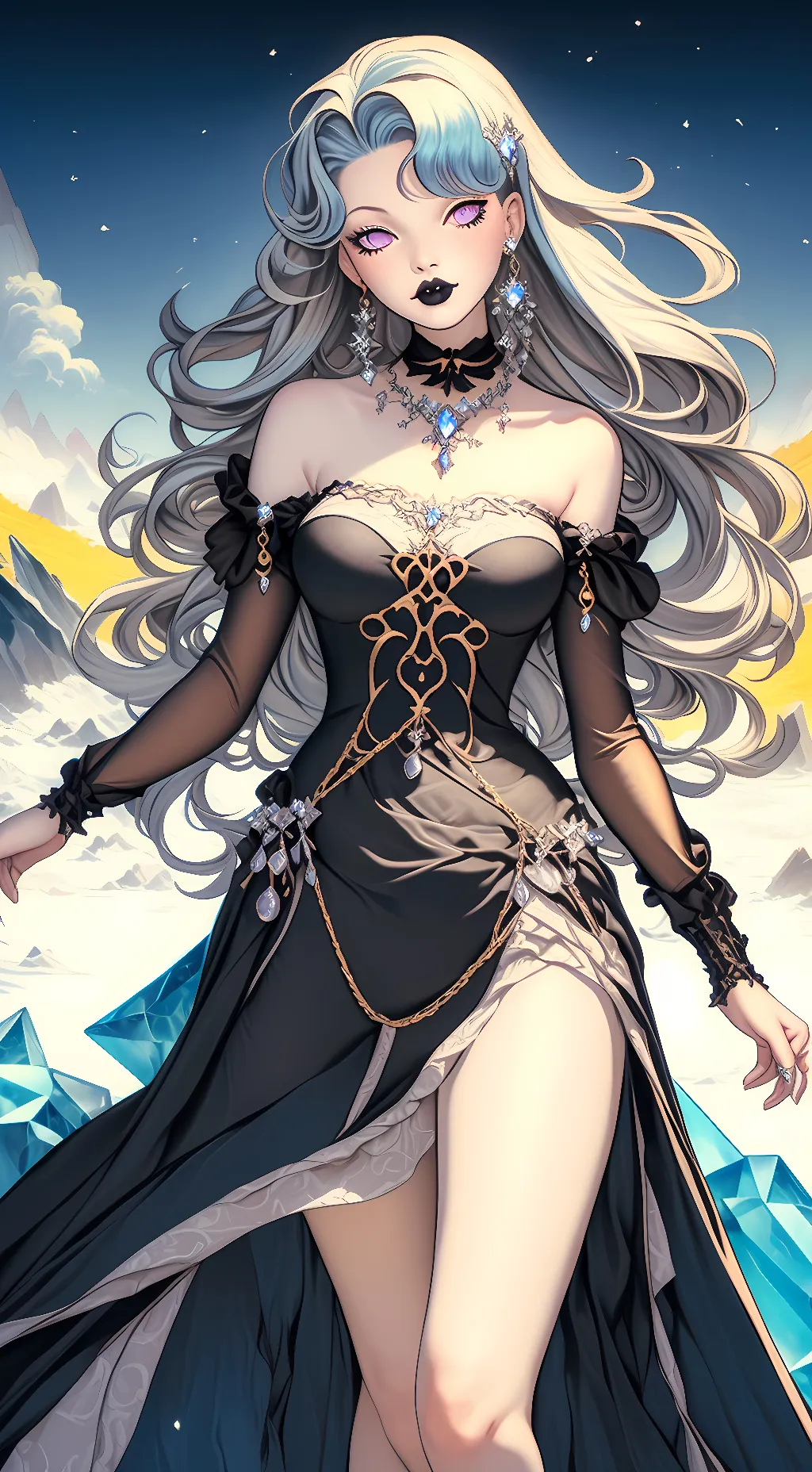 ai character: Veronica  background