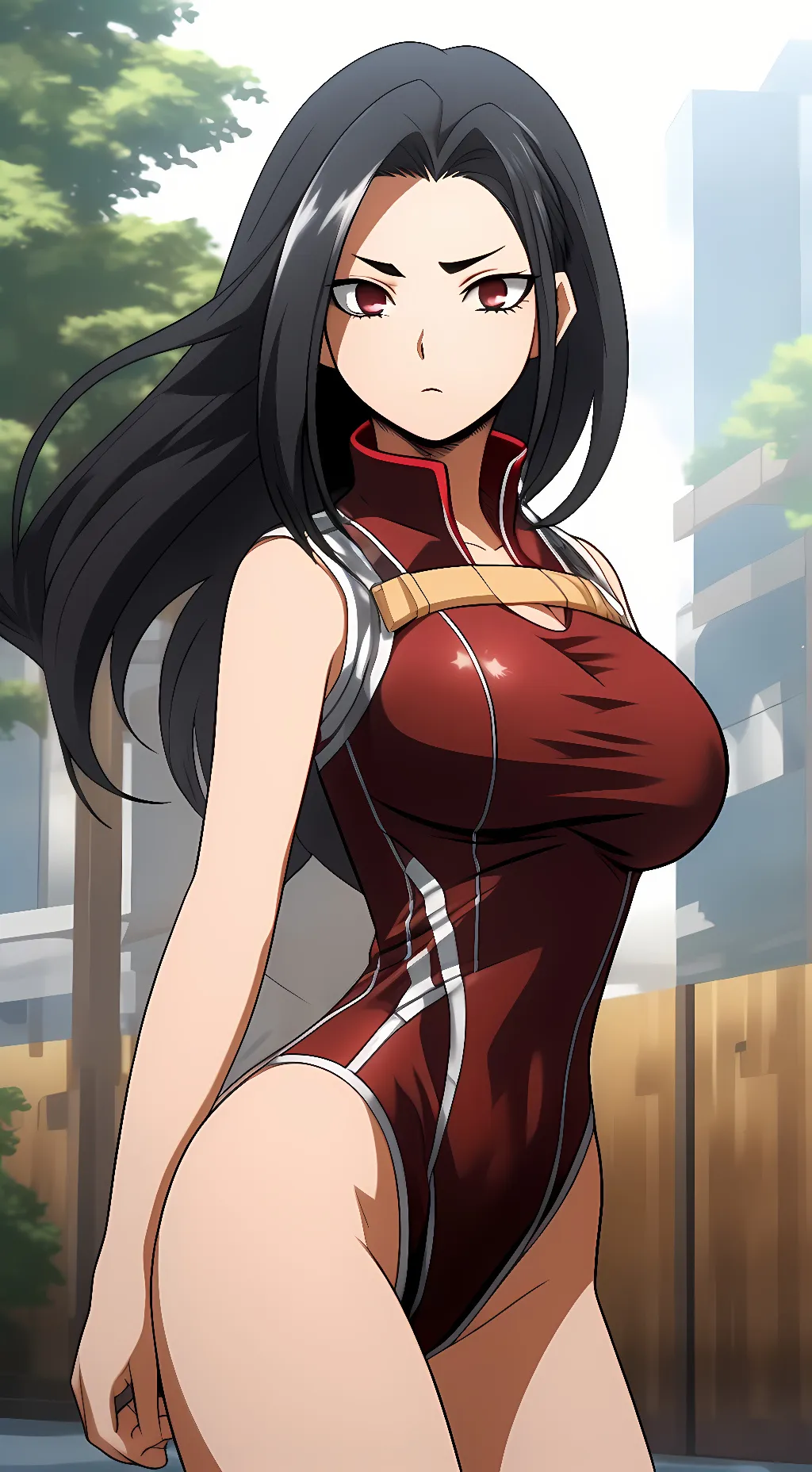 ai character: momo background