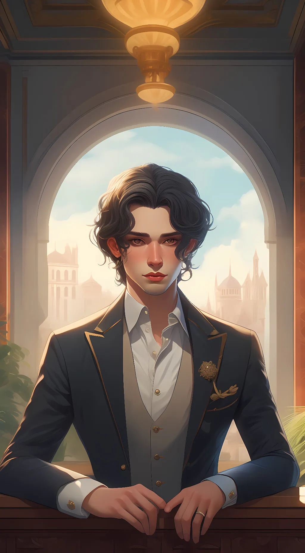 ai character: Henry  background