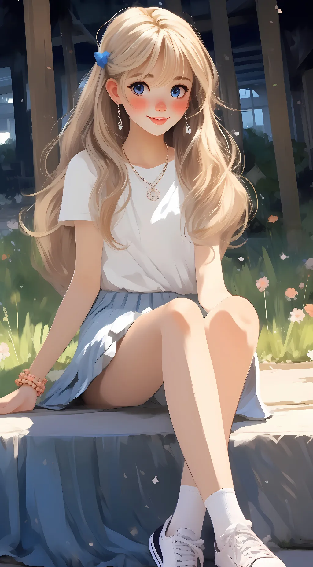 ai character: Ally  background