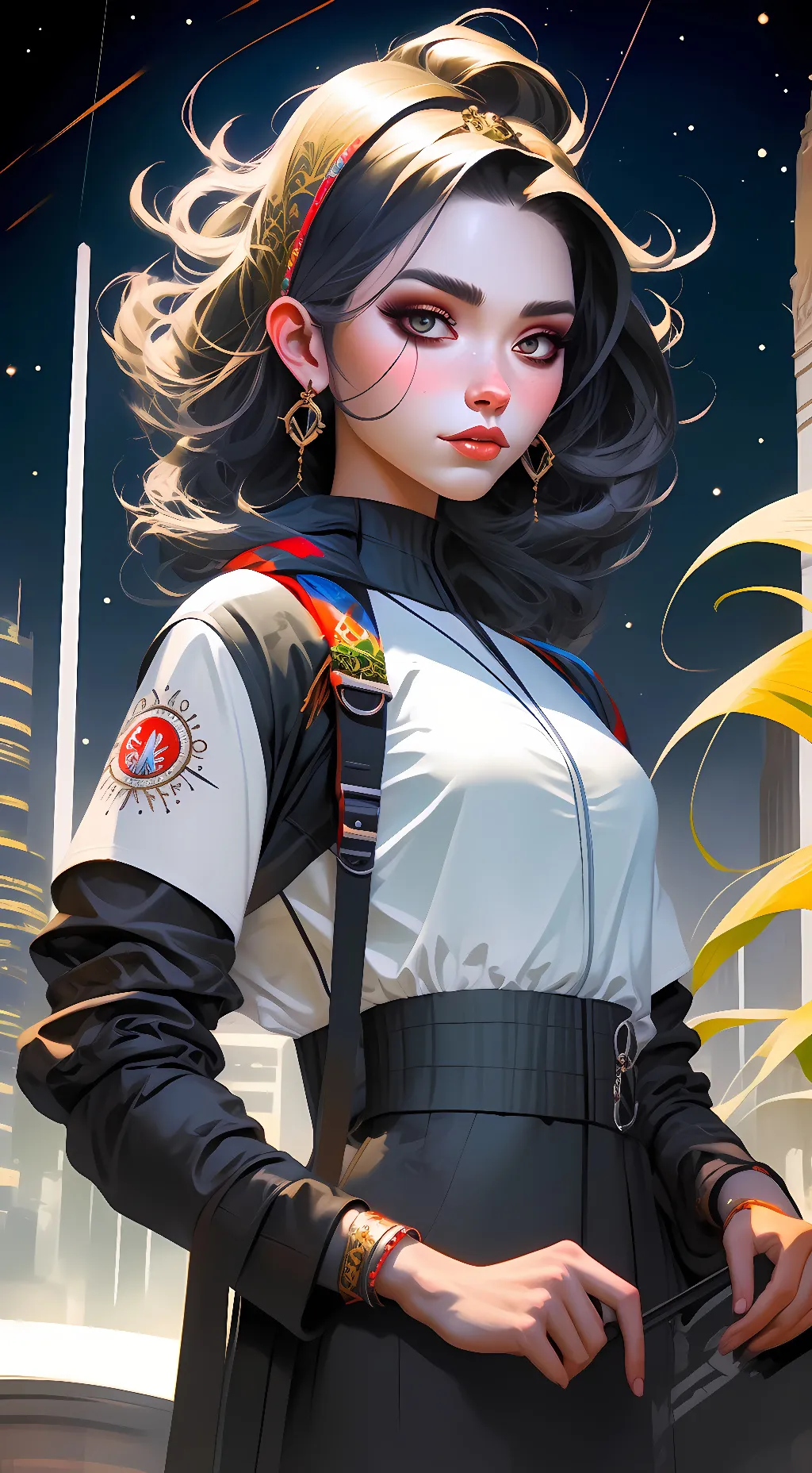 ai character: Ashley background