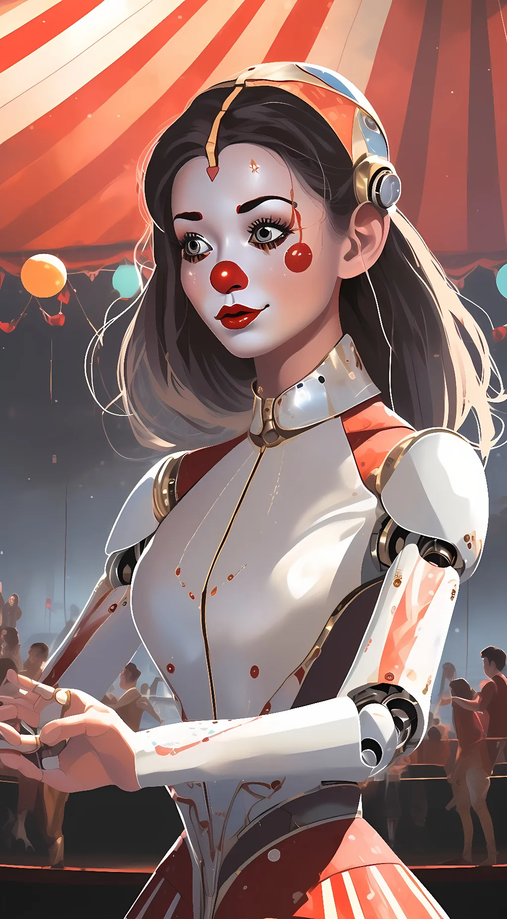 ai character: Circus baby/lizzy background