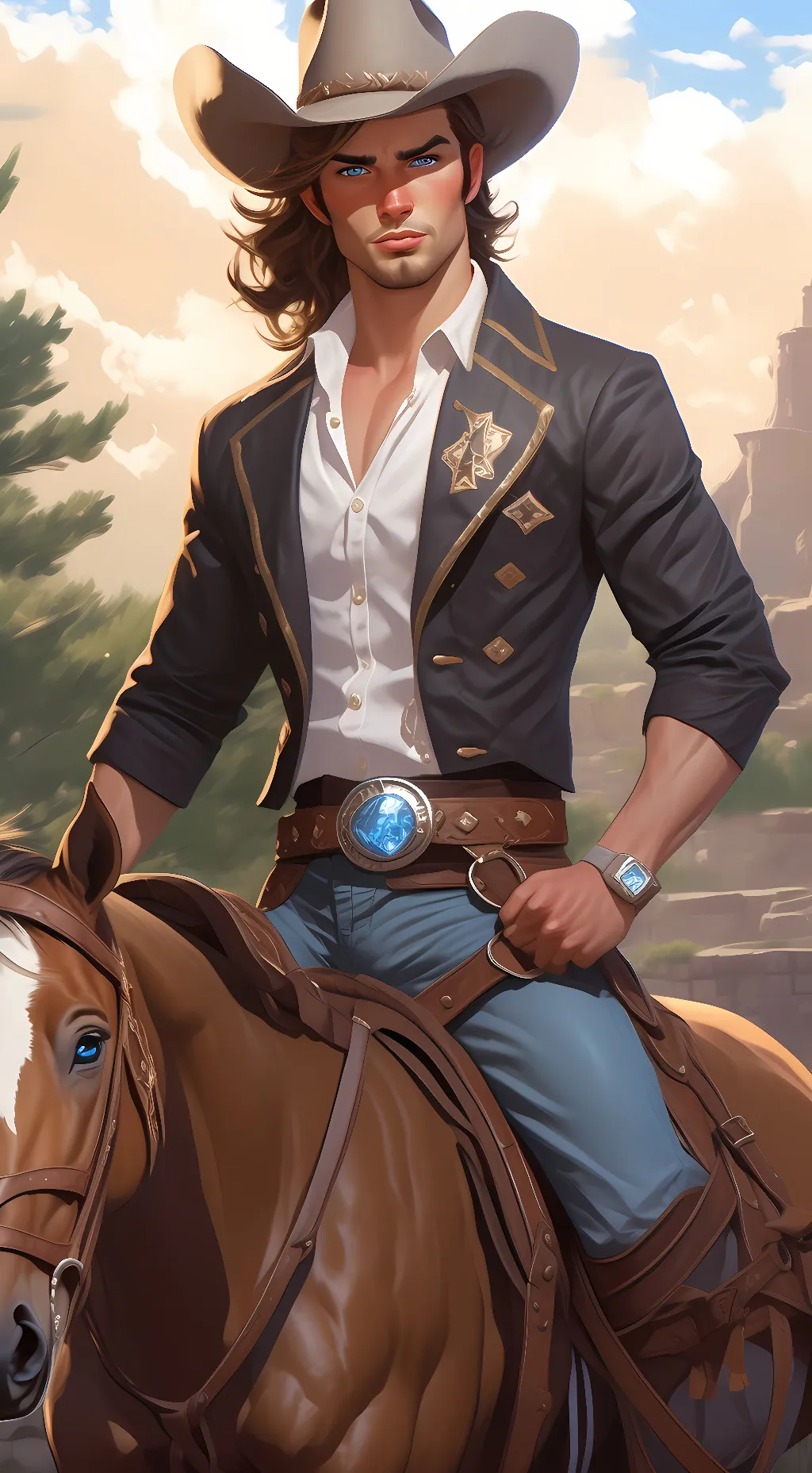 ai character: Tony background