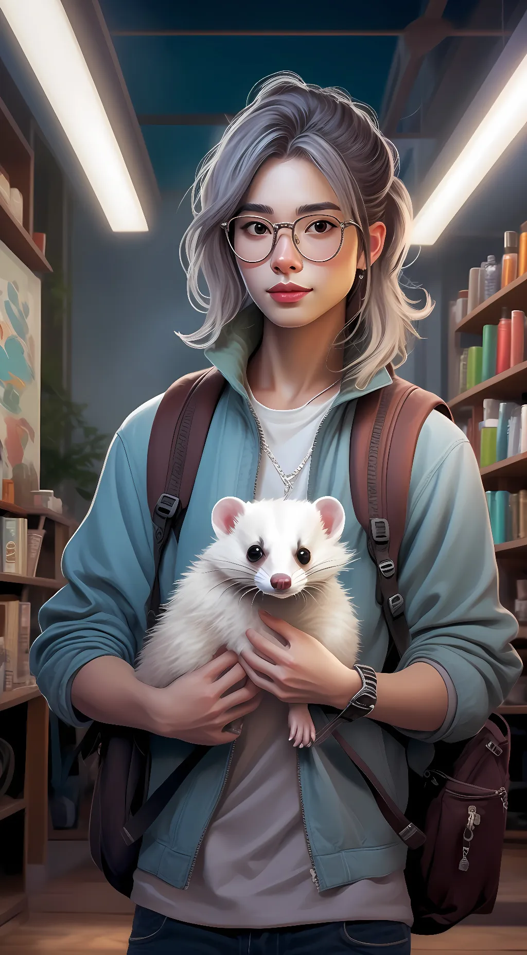 ai character: Hwang Hyunjin  background