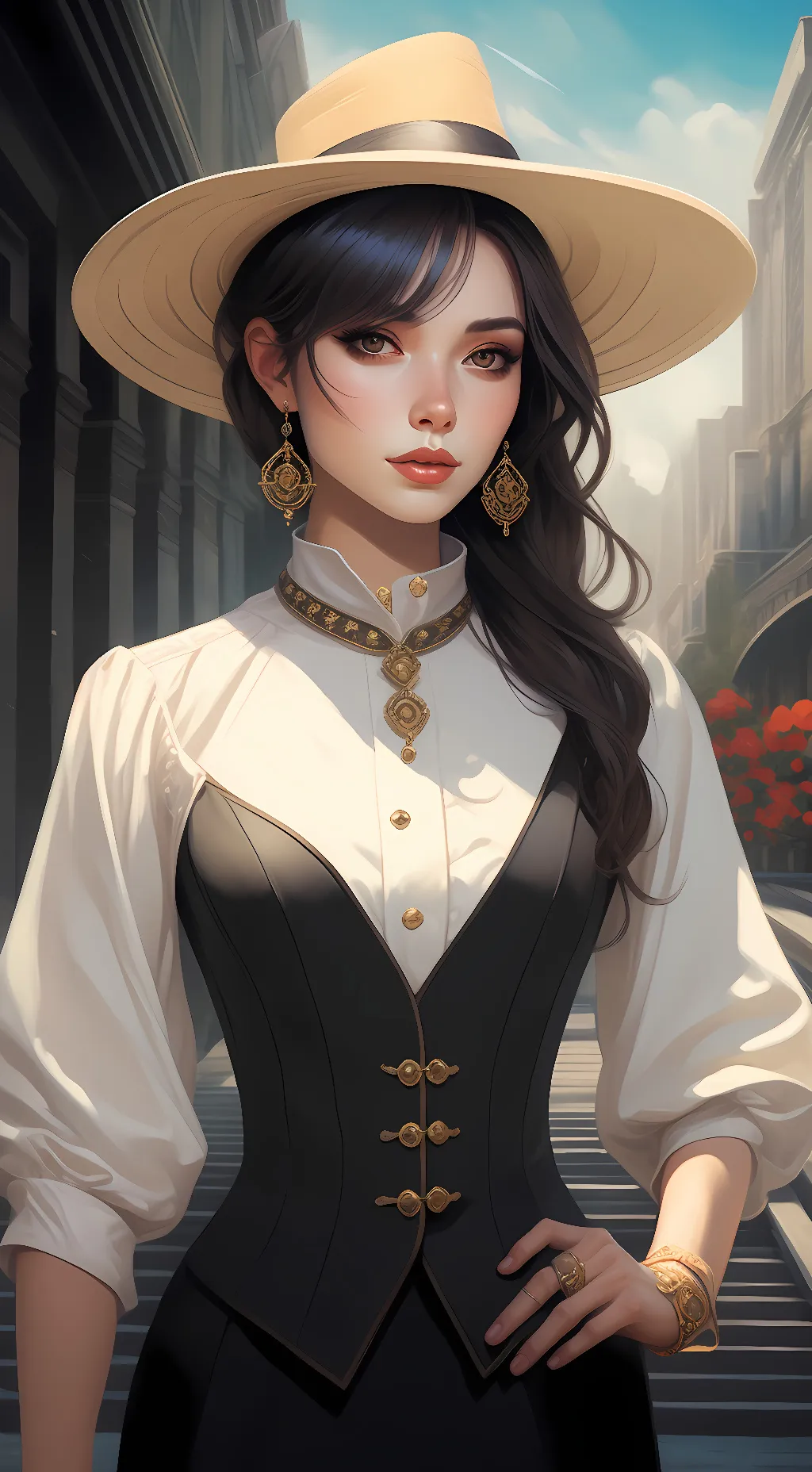 ai character: Kiyomi background