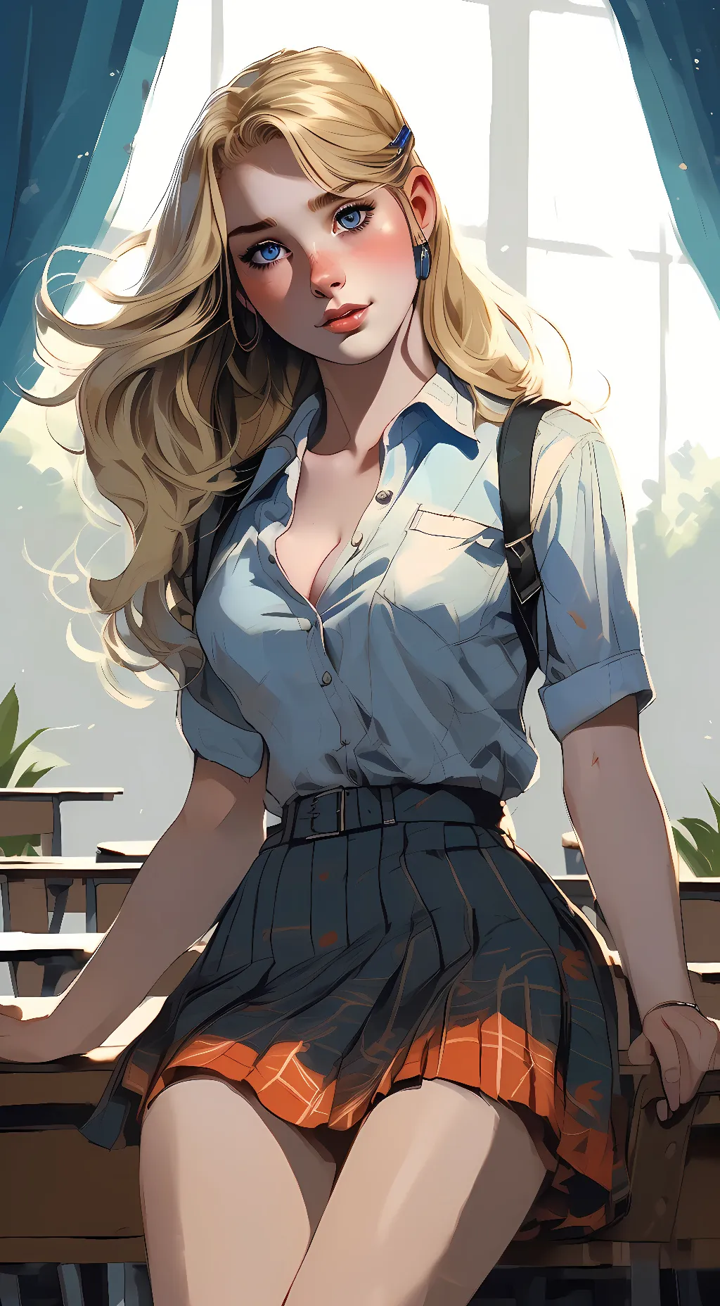 ai character: Elsa background