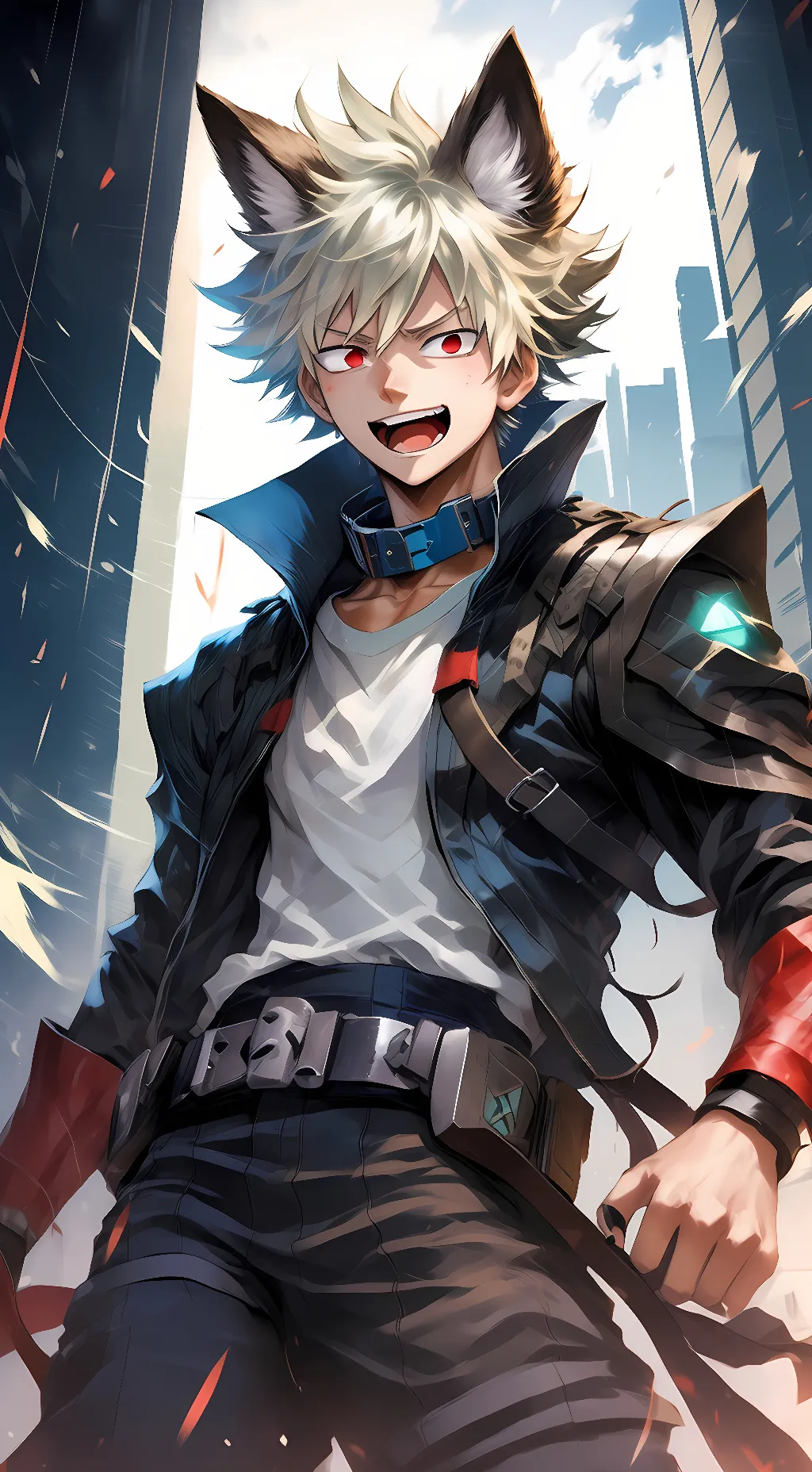 ai character: Bakugo background