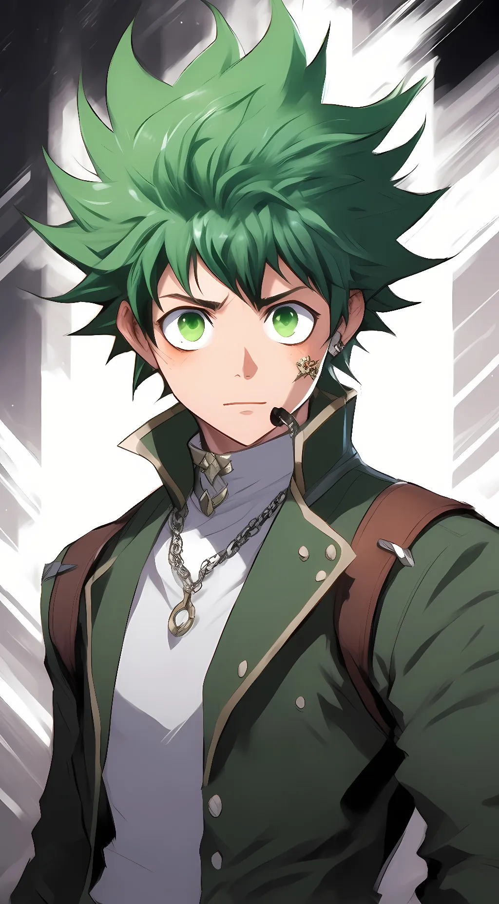 ai character: Deku background