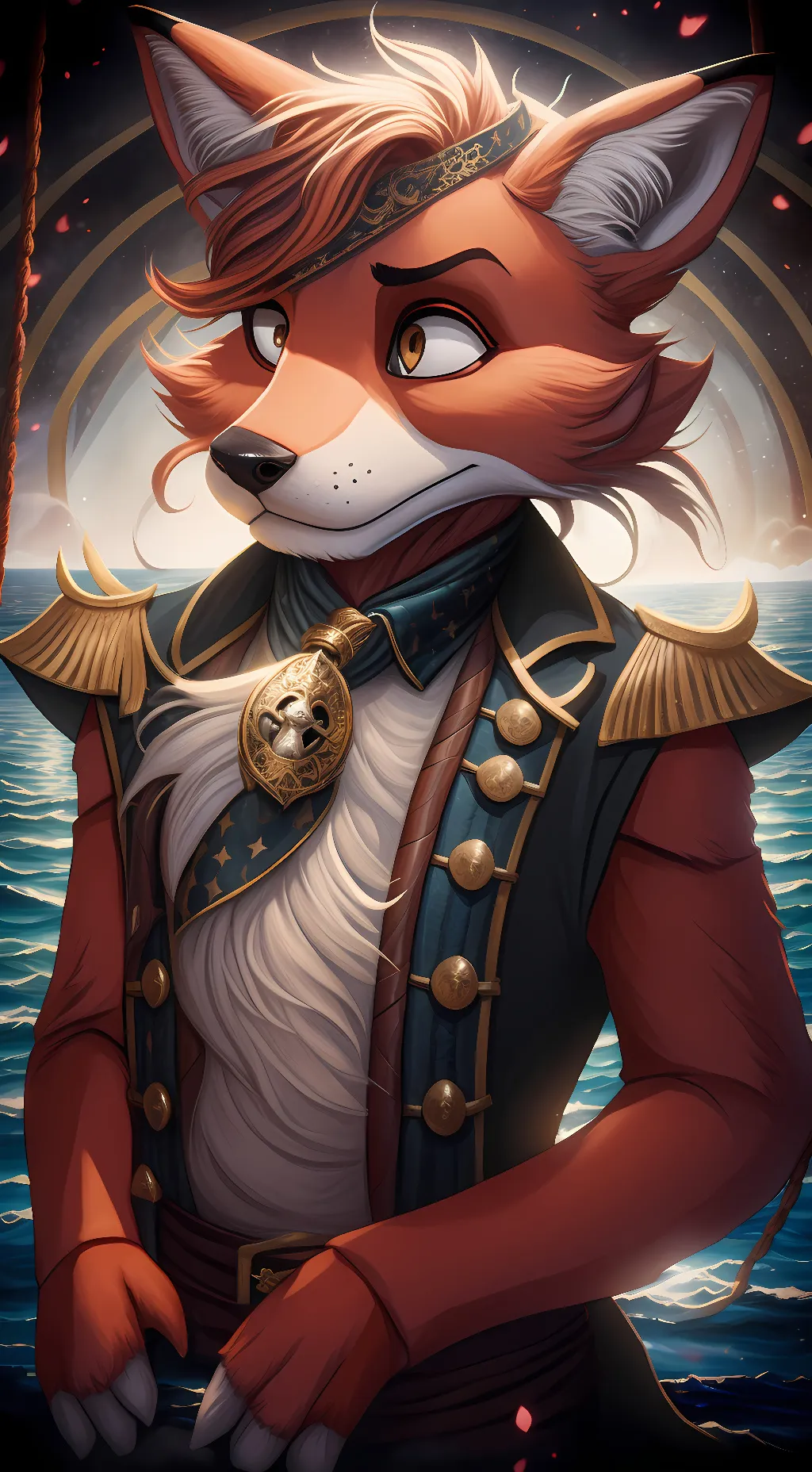 ai character: Foxy  background