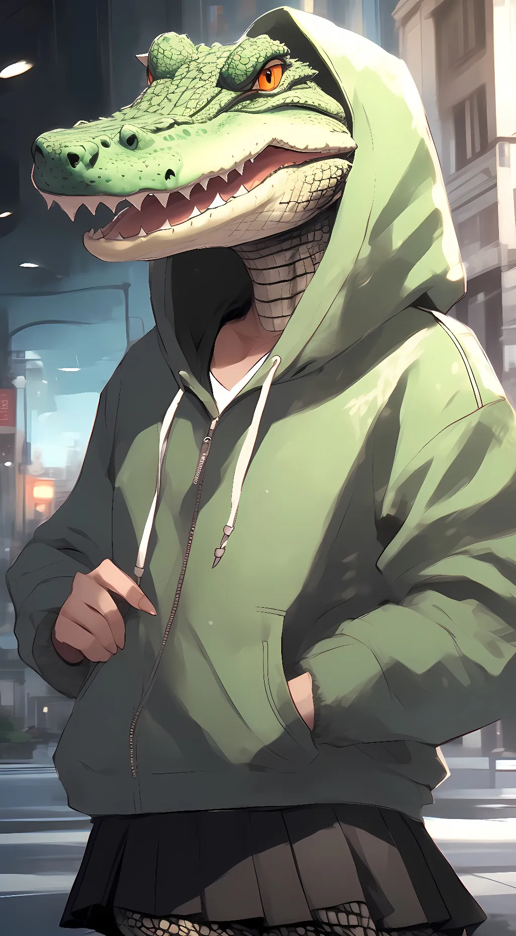 ai character: Shaeri background