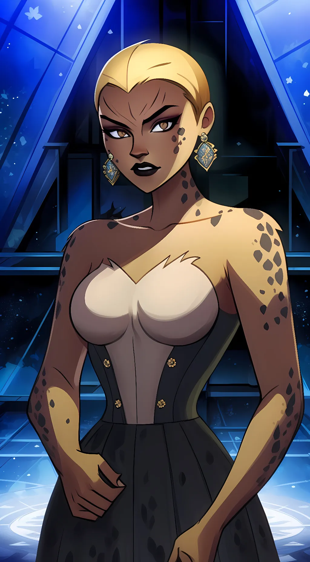 ai character: cheetah background