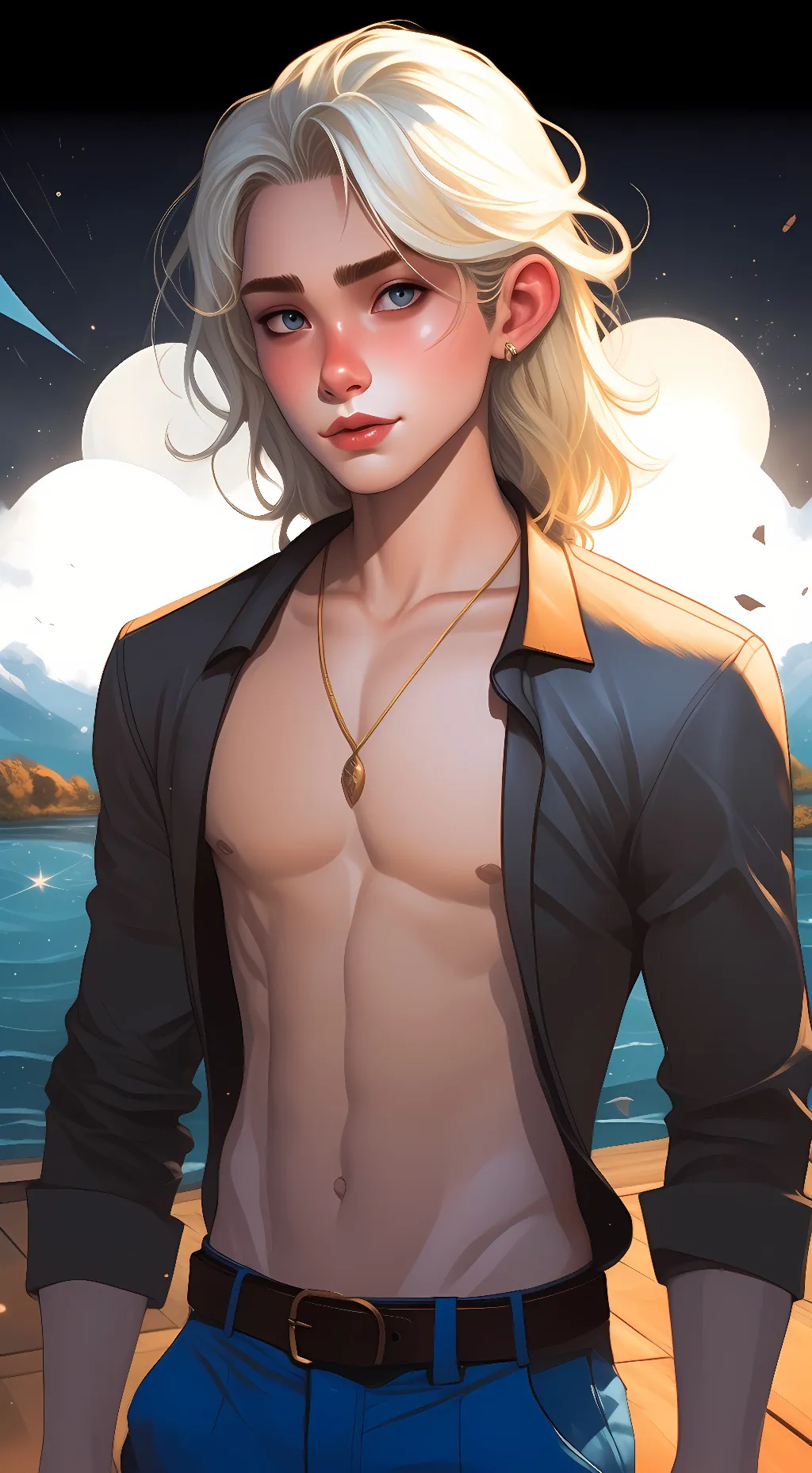 ai character: baukou  background