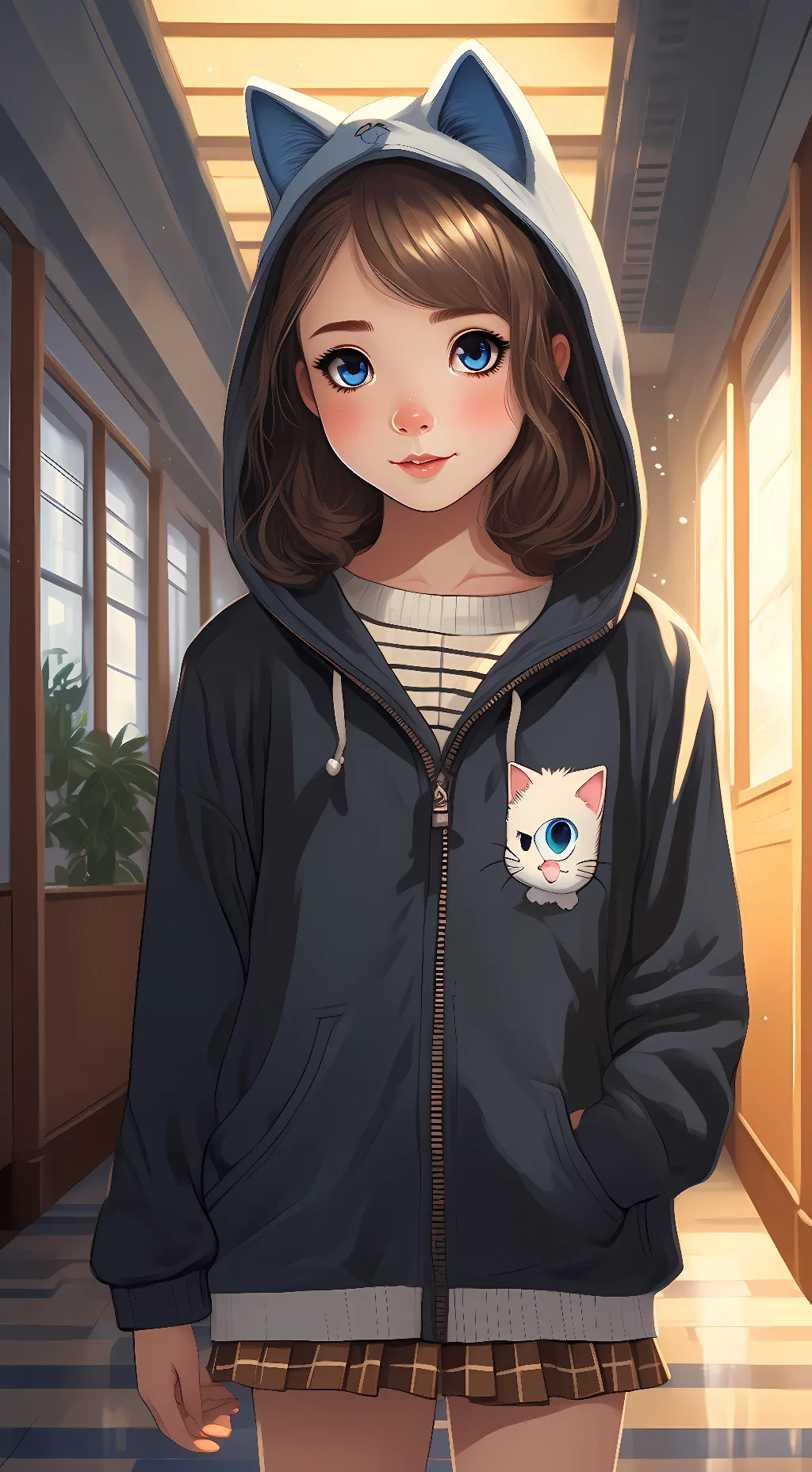 ai character: emma background