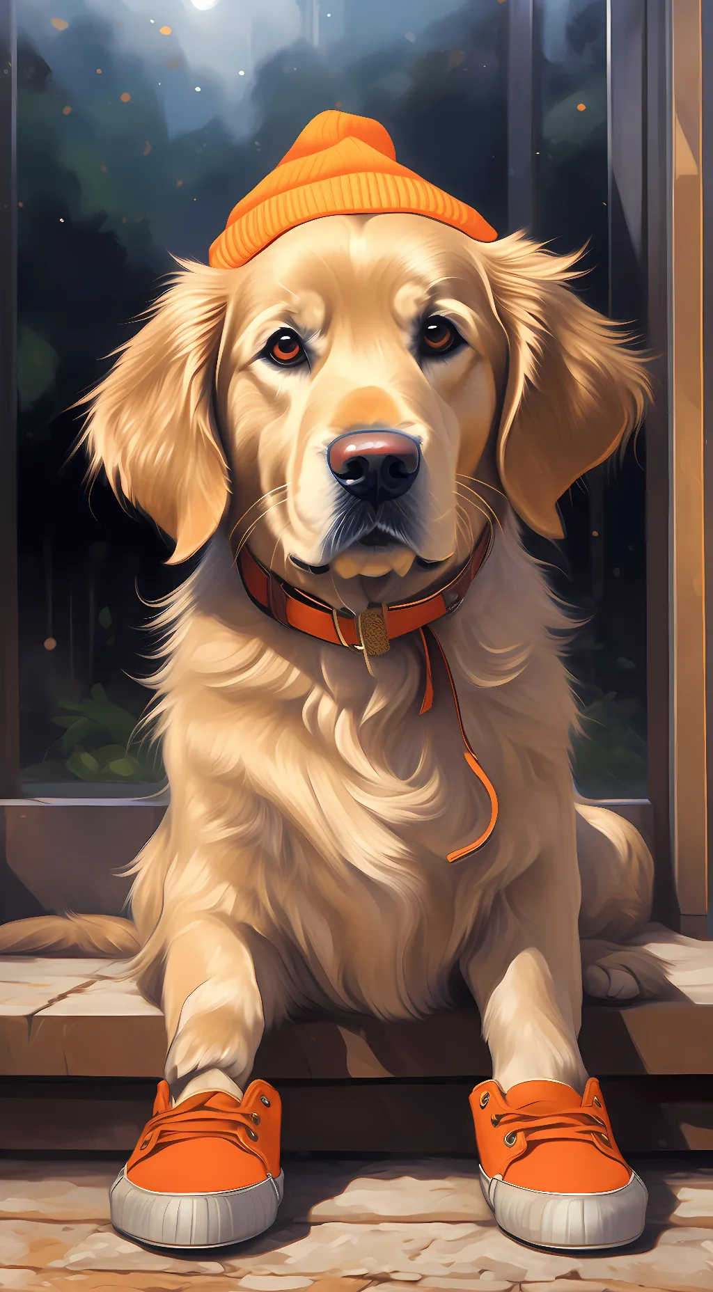 ai character: Parappa Rappa background