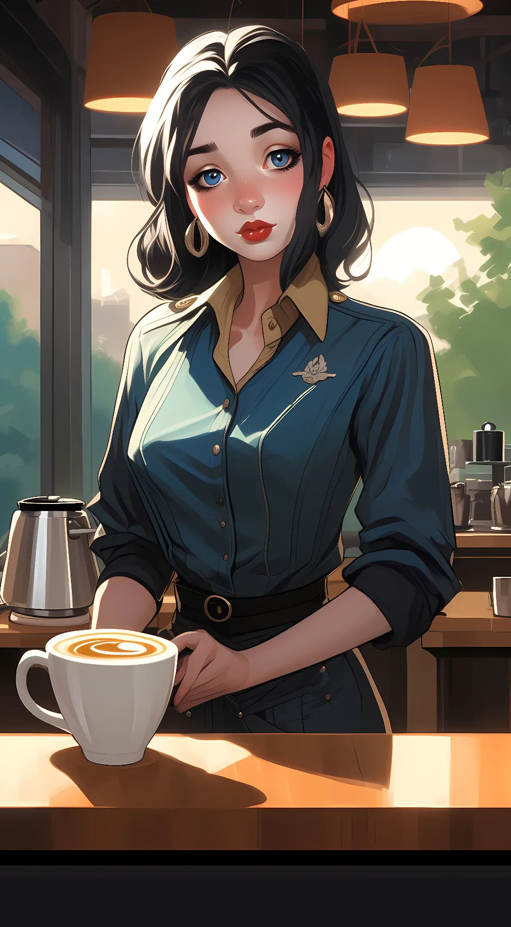 ai character: Victoria~Vicky background
