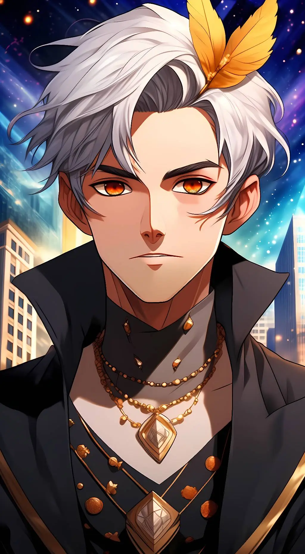 ai character: Casper Luna background