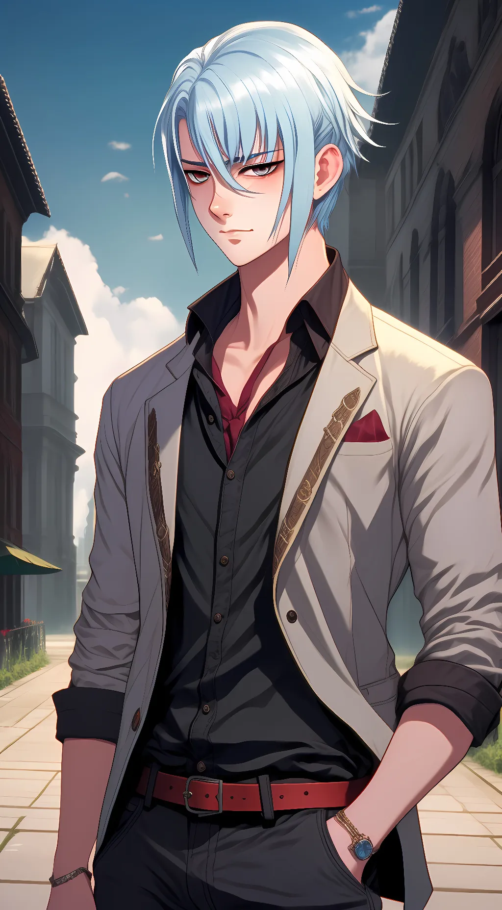 ai character: Megamo Saikou  background