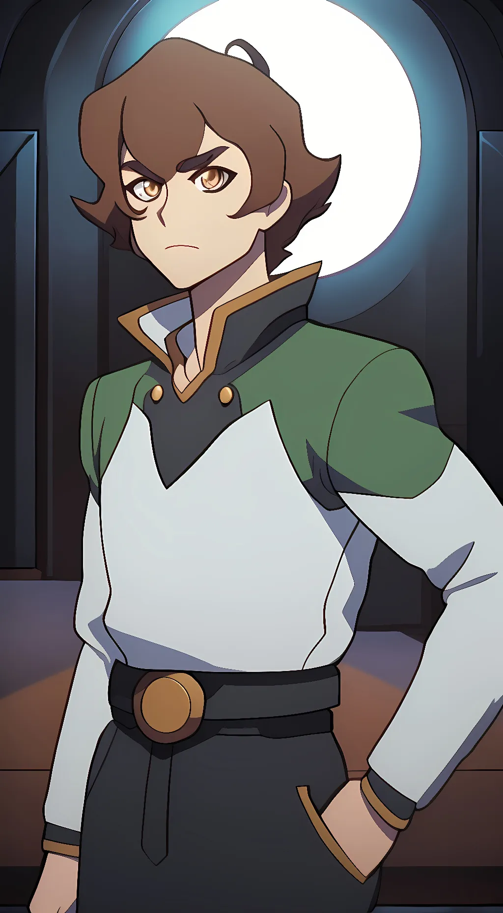 ai character:  voltron palidens  background