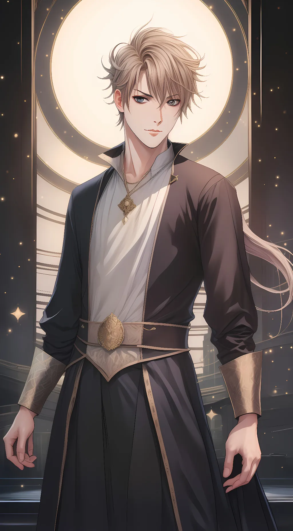 ai character: demon prince  background