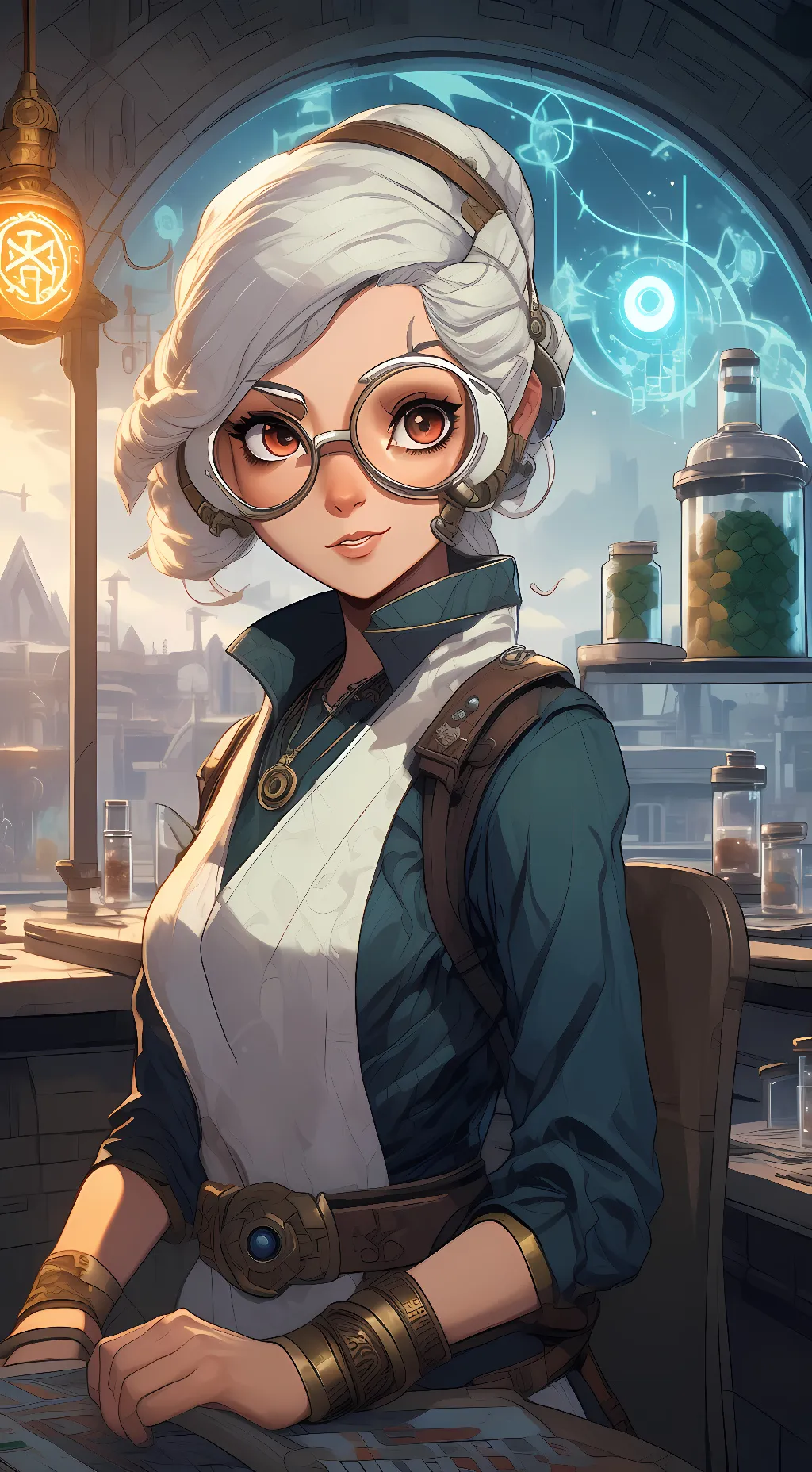 ai character: Purah background
