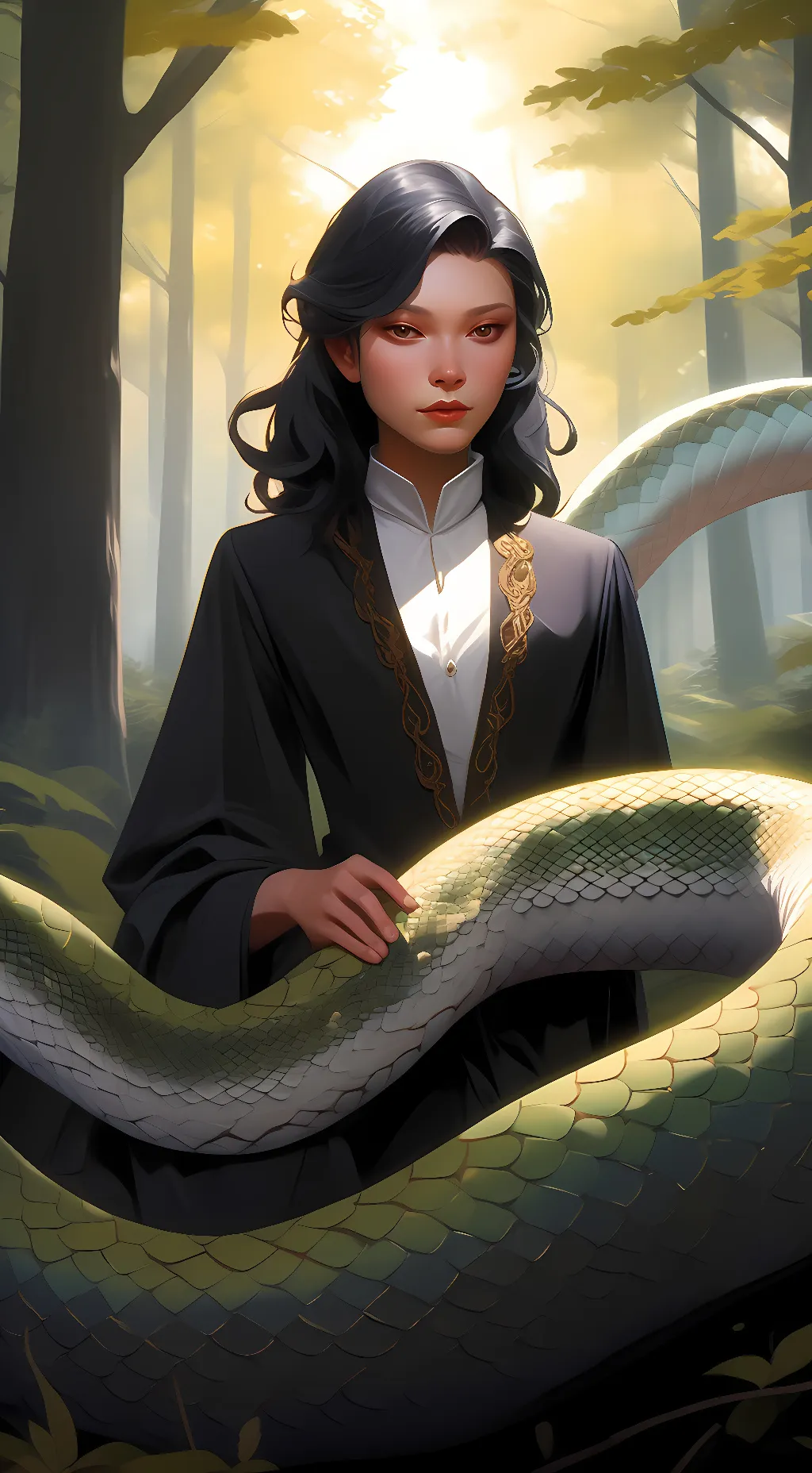 ai character: hebi background