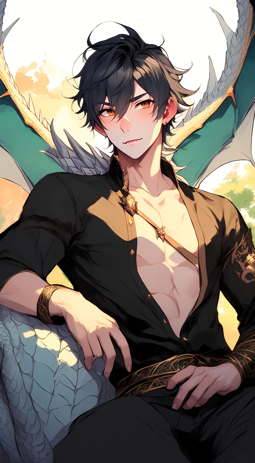 ai character: Max background