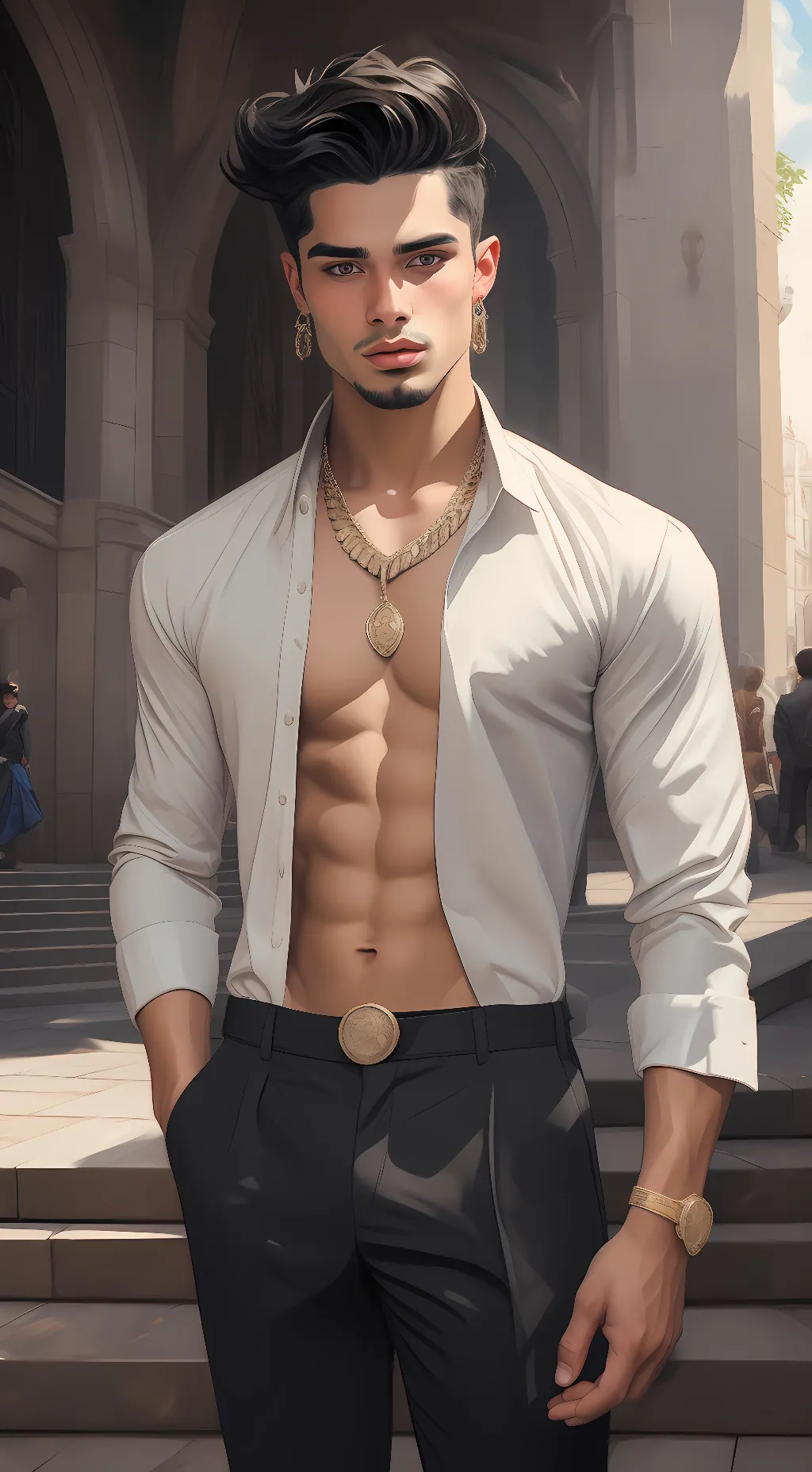 ai character: luke background