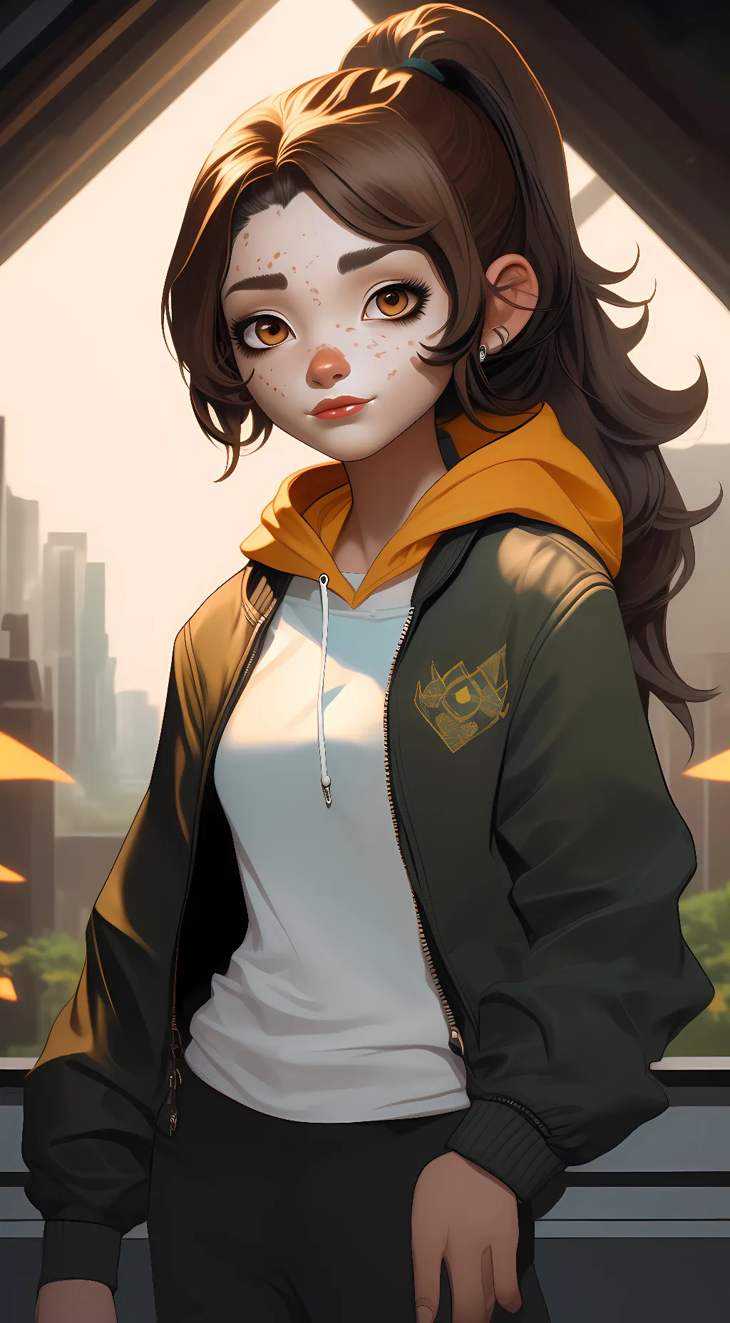 ai character: Nikki  background