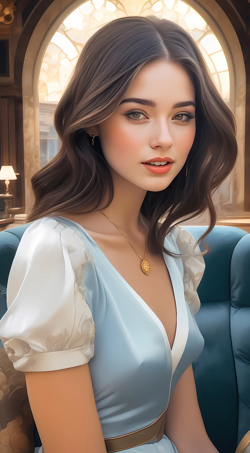 ai character: Addie grace background
