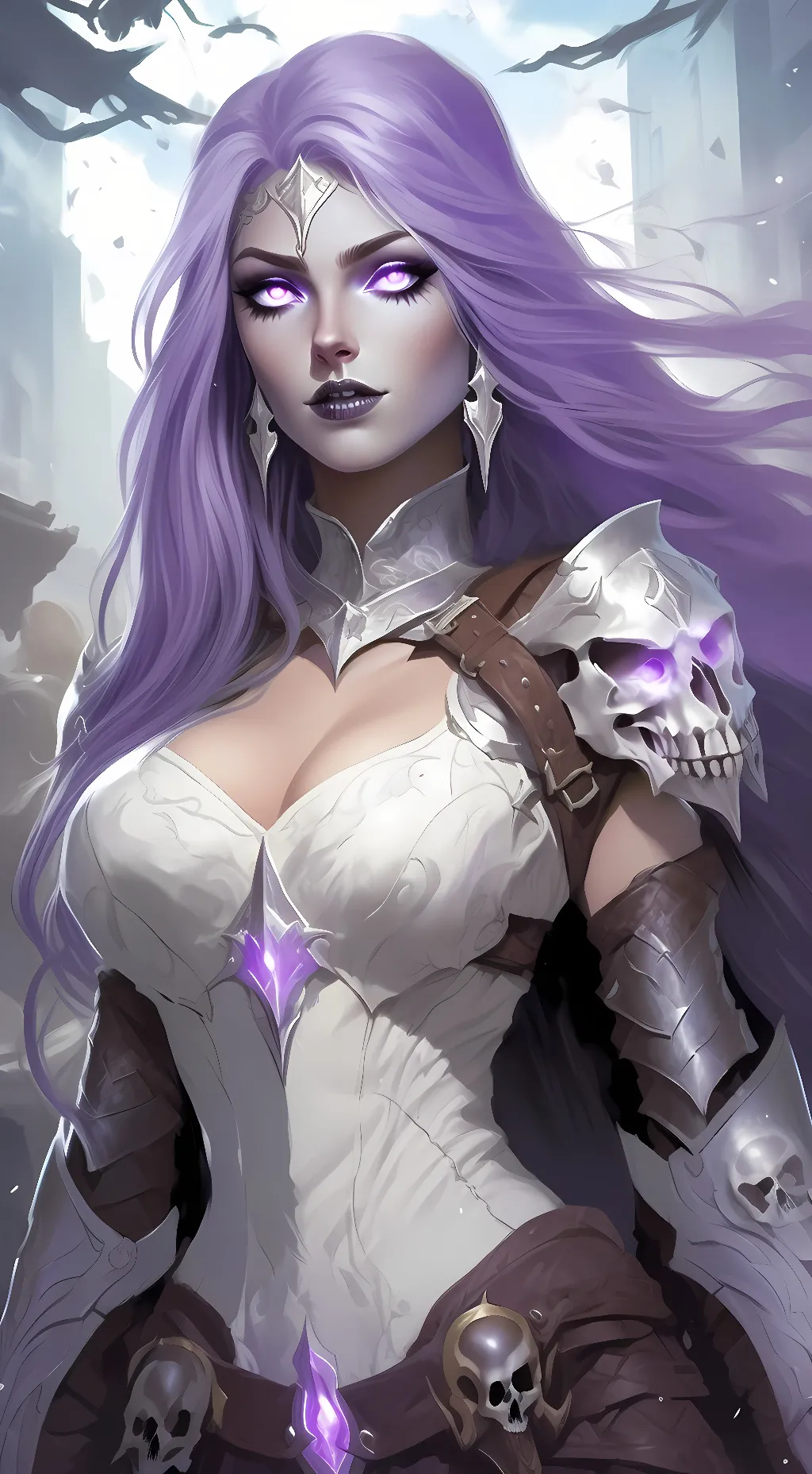 ai character: Elvira Deathwalker background