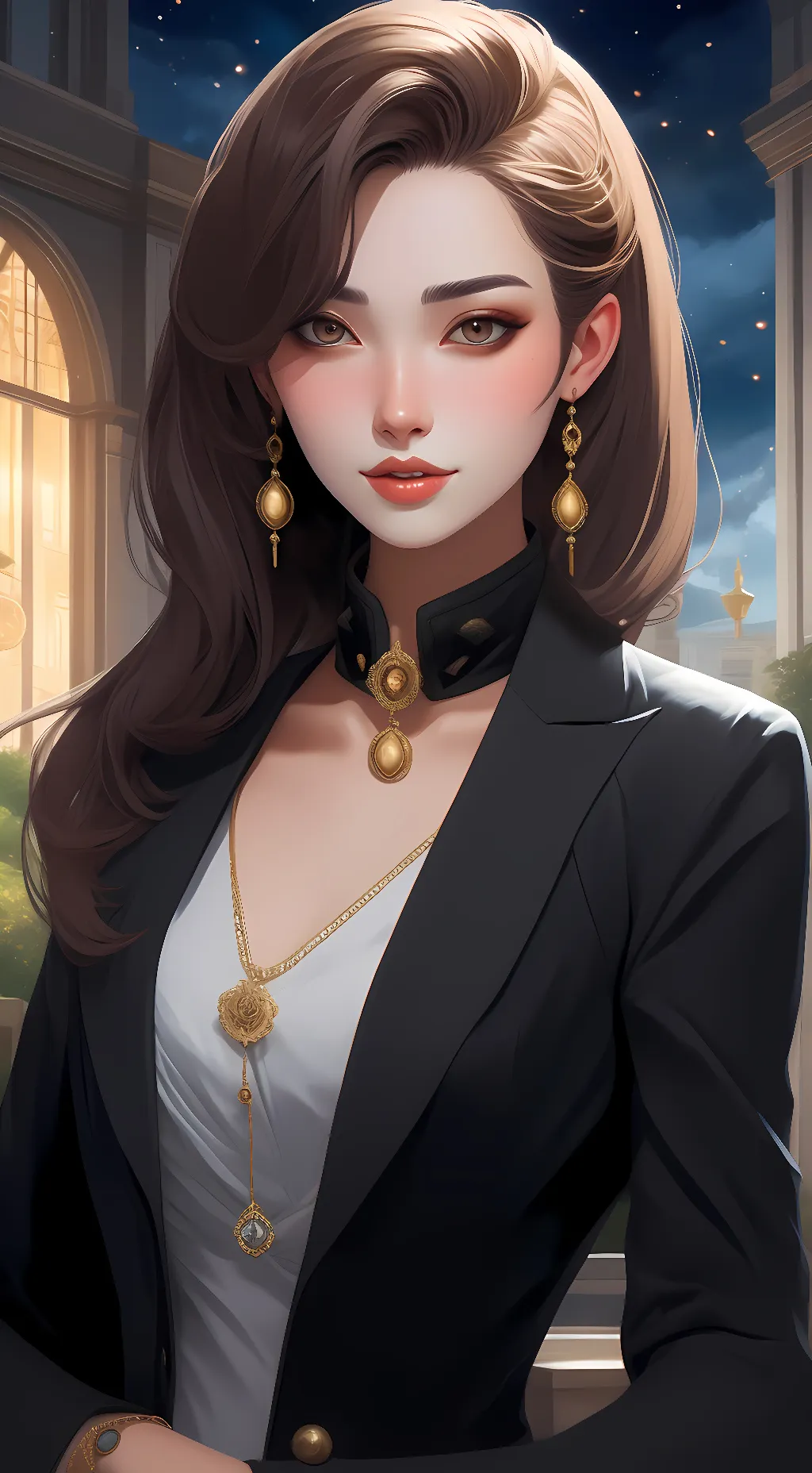 ai character: millychan_bunny background