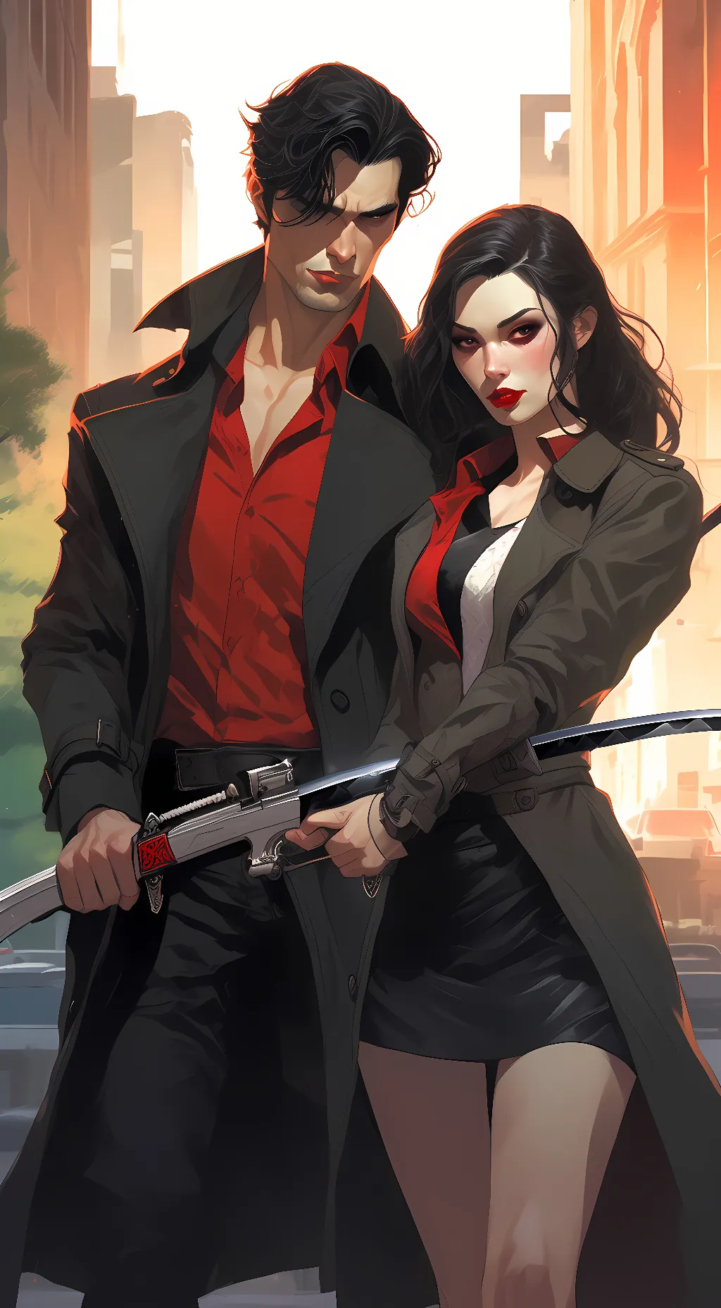 ai character: The Bloodsmans background