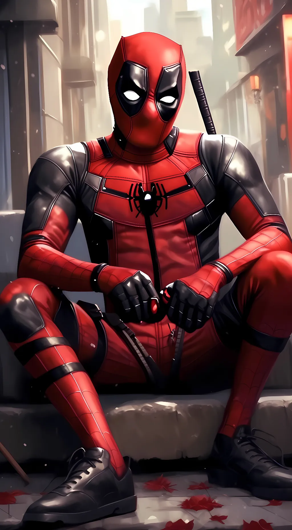 ai character: dead pool~ background
