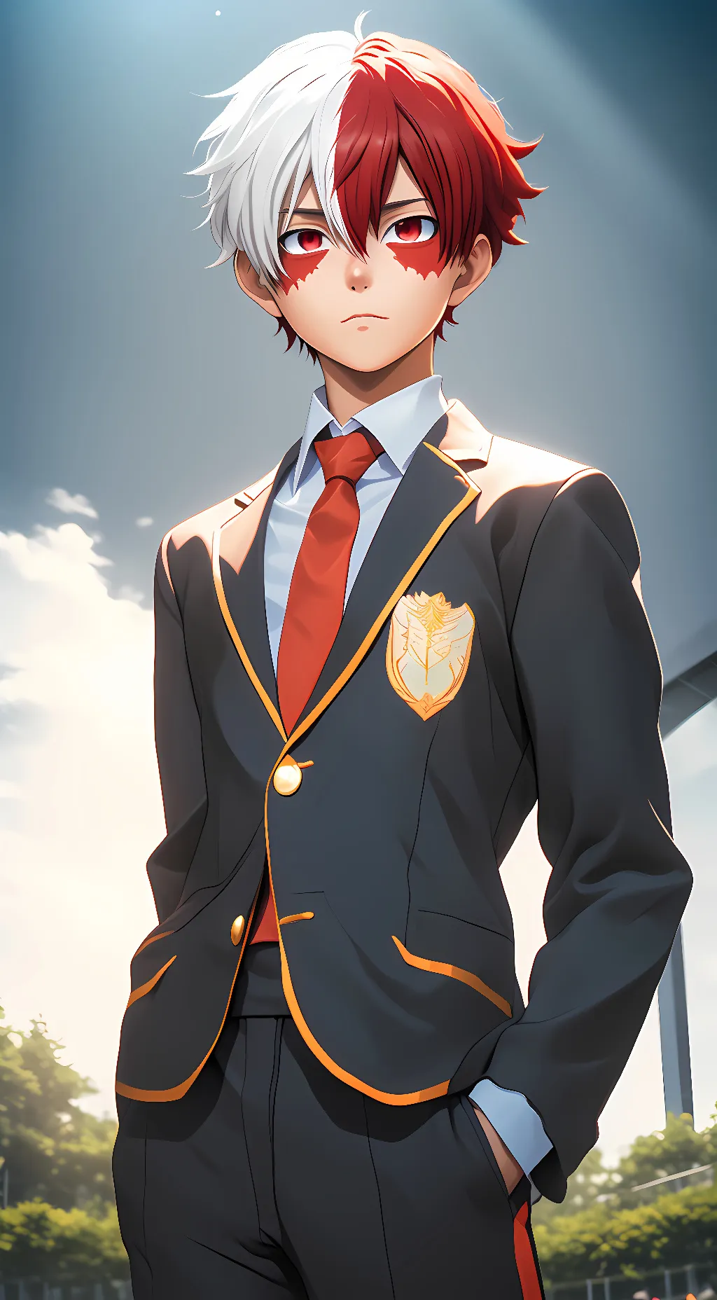 ai character: Todoroki background