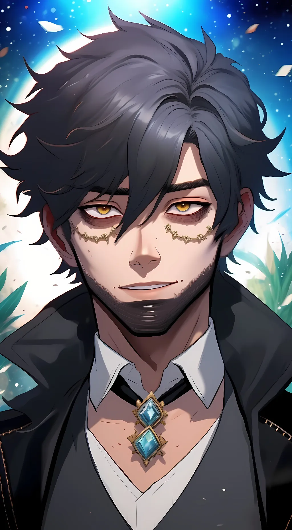 ai character: Dabi background