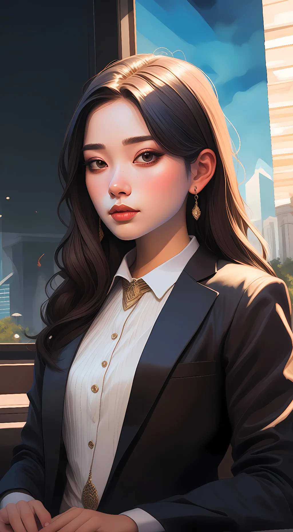 ai character: Aria Roberts background
