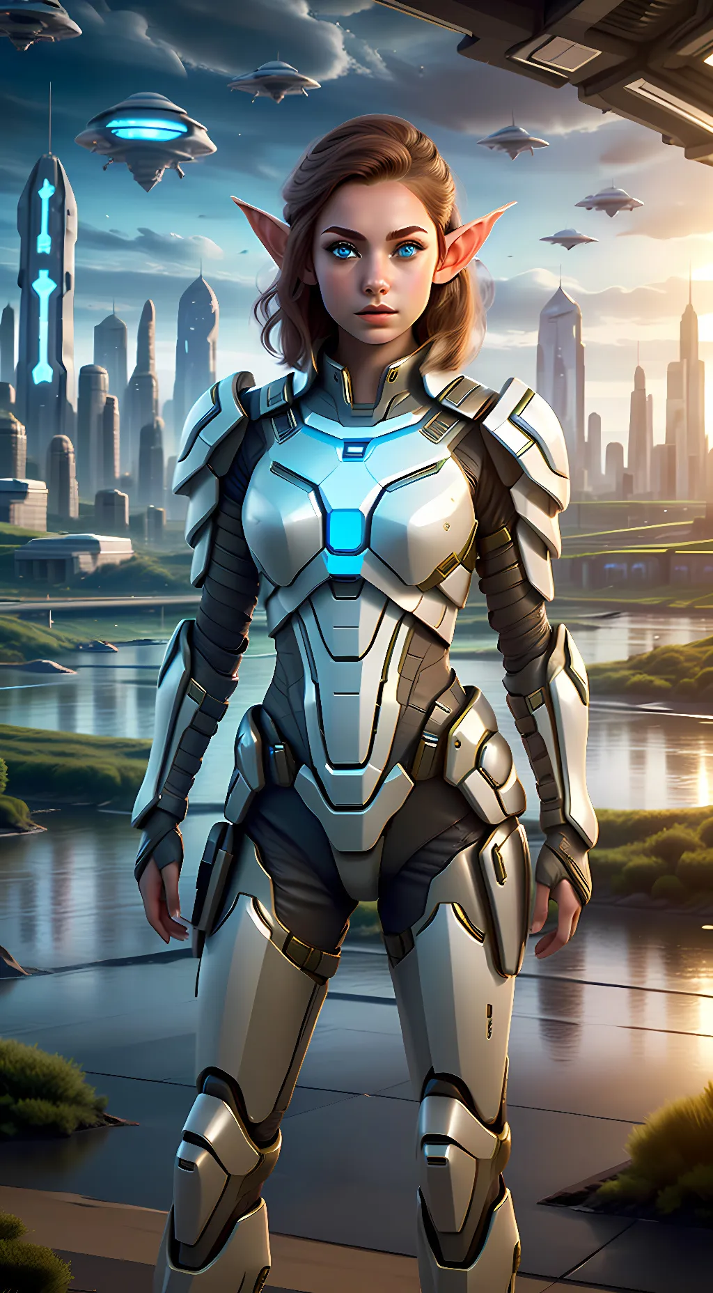ai character: Kyra  background