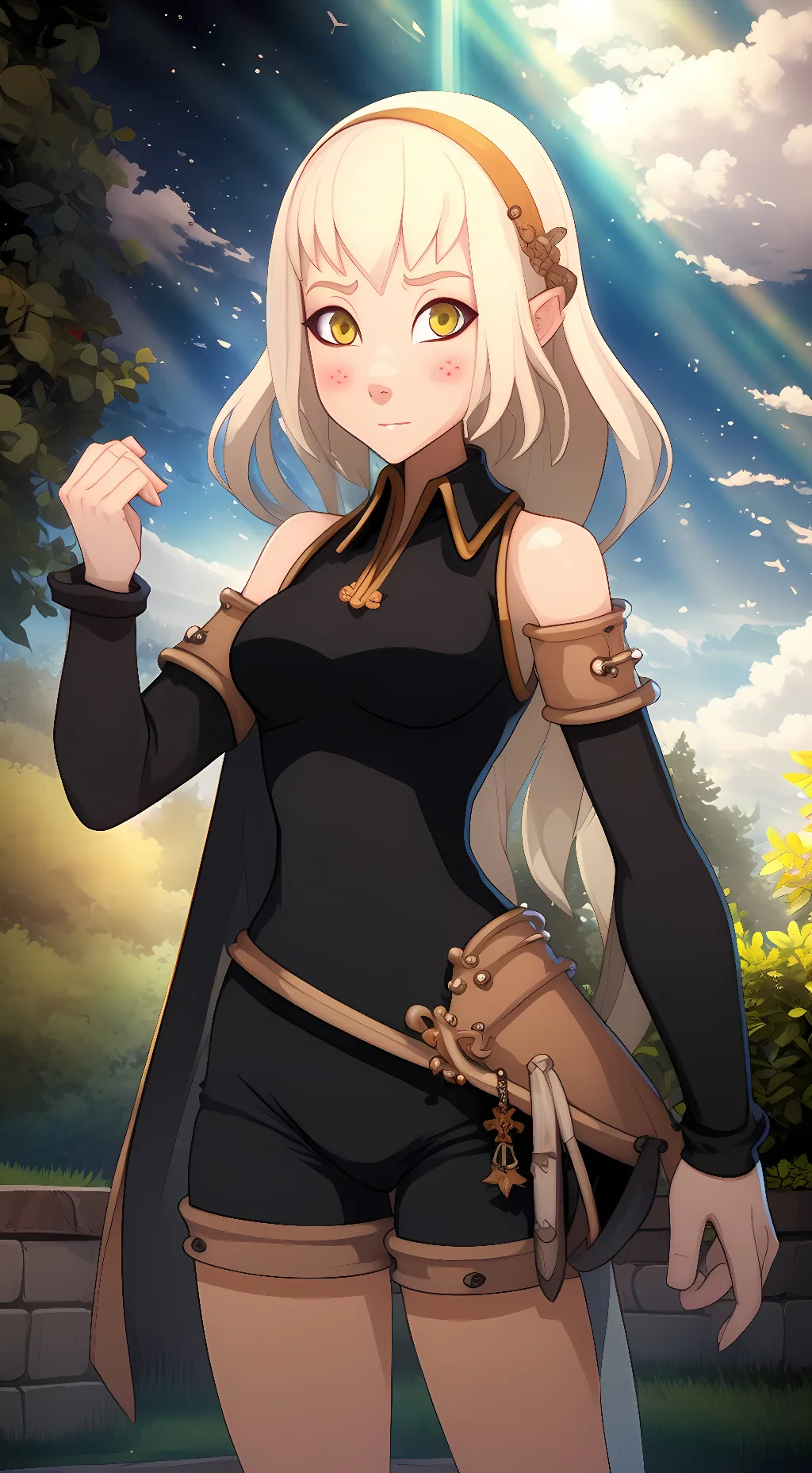 ai character: evangelyne background