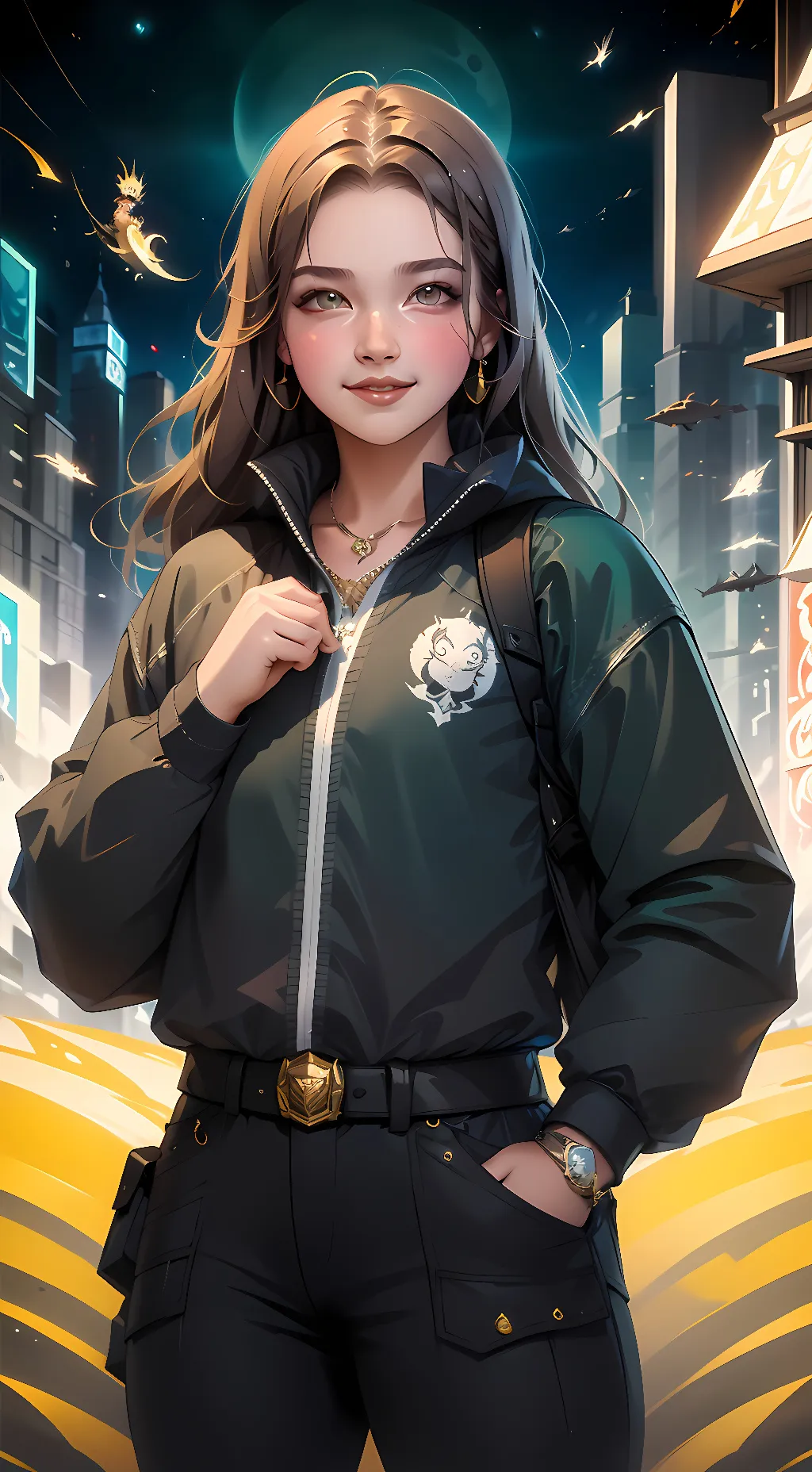 ai character: Alissa  background