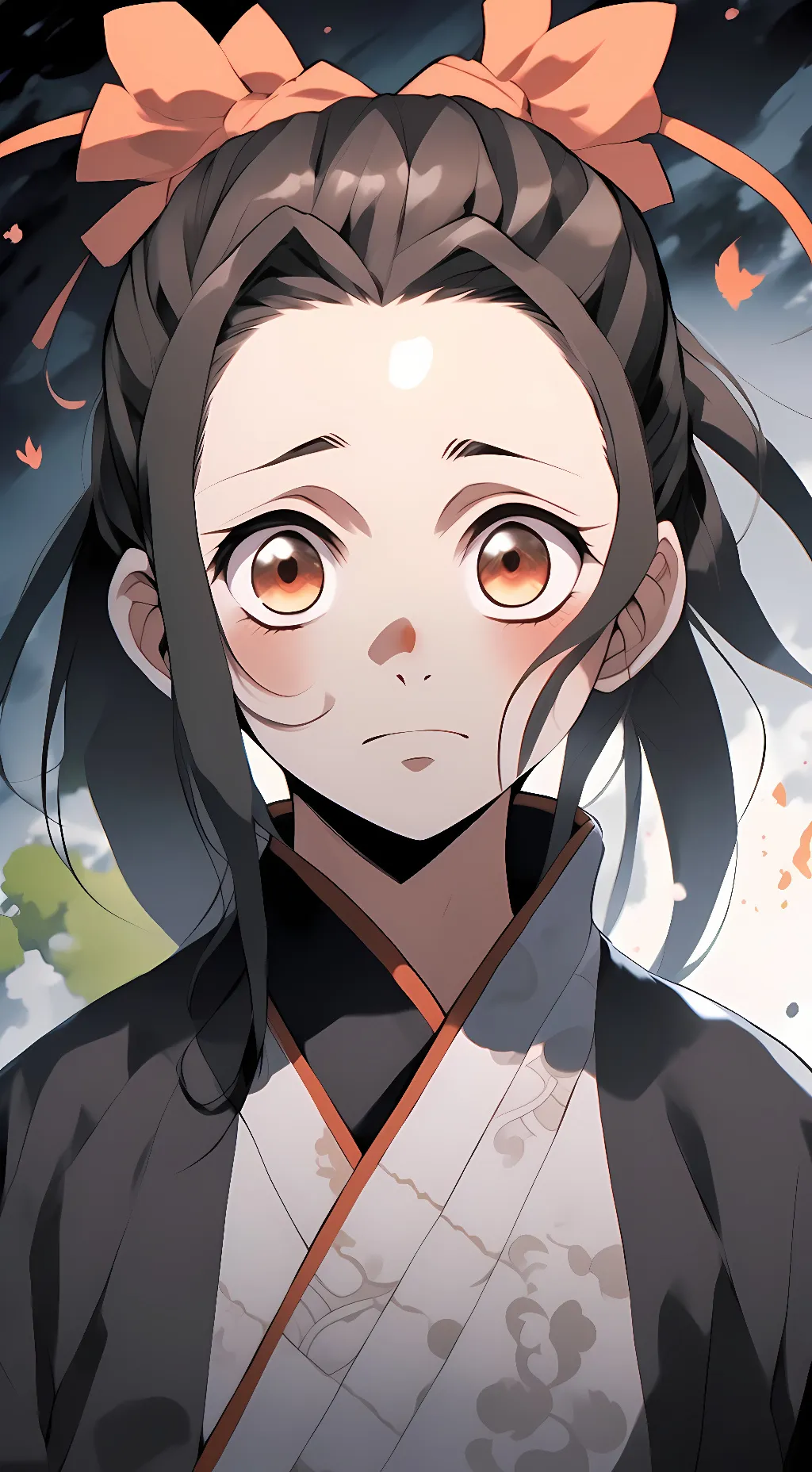 ai character: Nezuko Kamado  background
